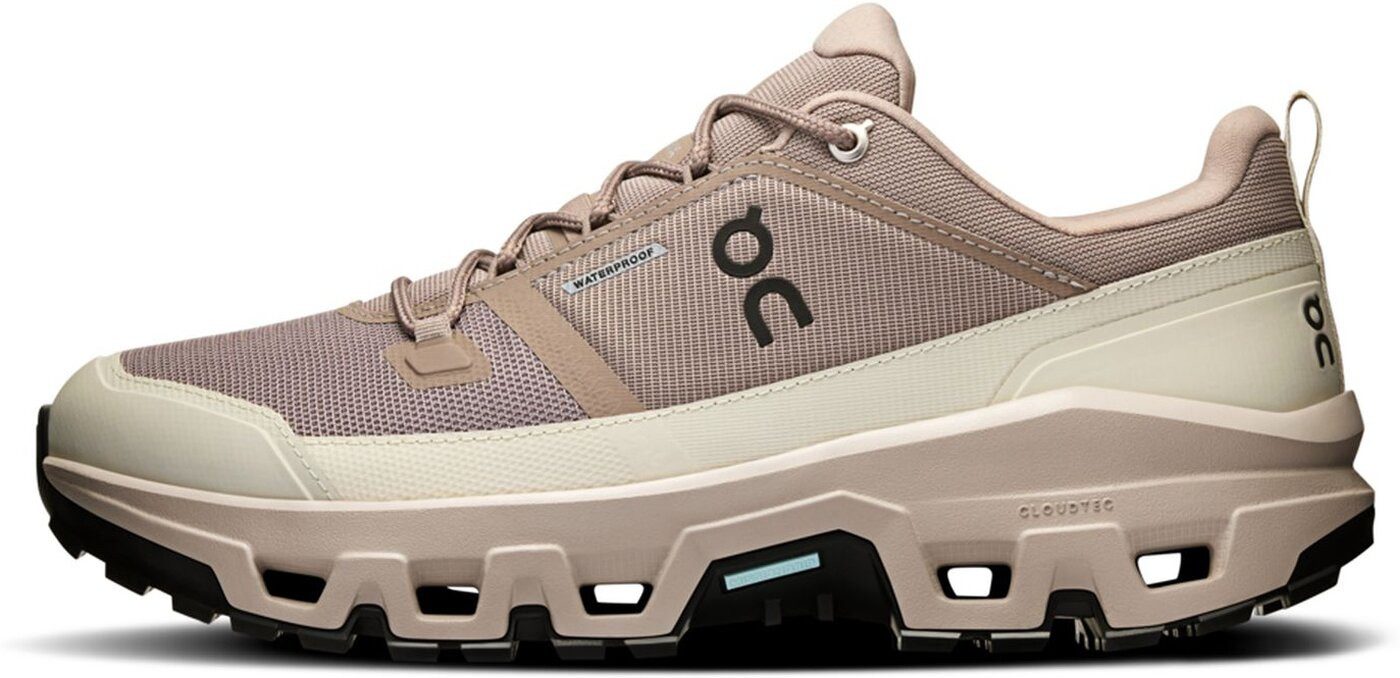 ON RUNNING Cloudrock Low WP CINDER / FOG ON Running Herren Outdoorschuh