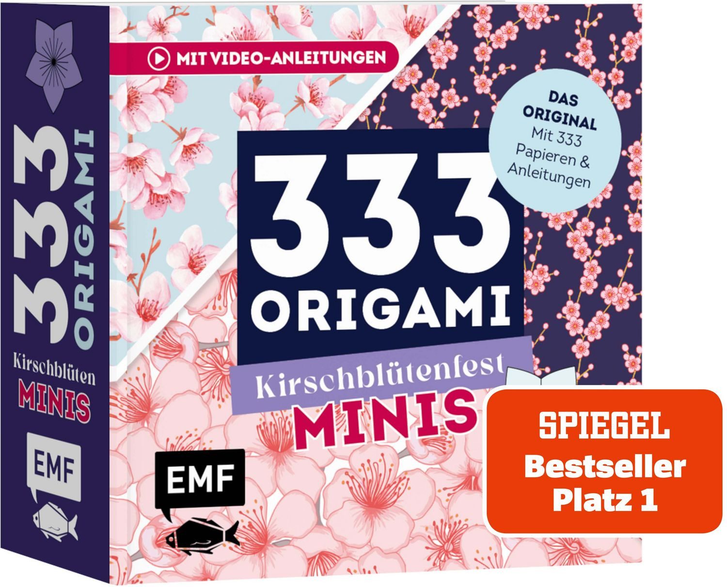 333 Origami Minis – Kirschblütenfest – Dein dekorativer Wendeblock zum / diverse