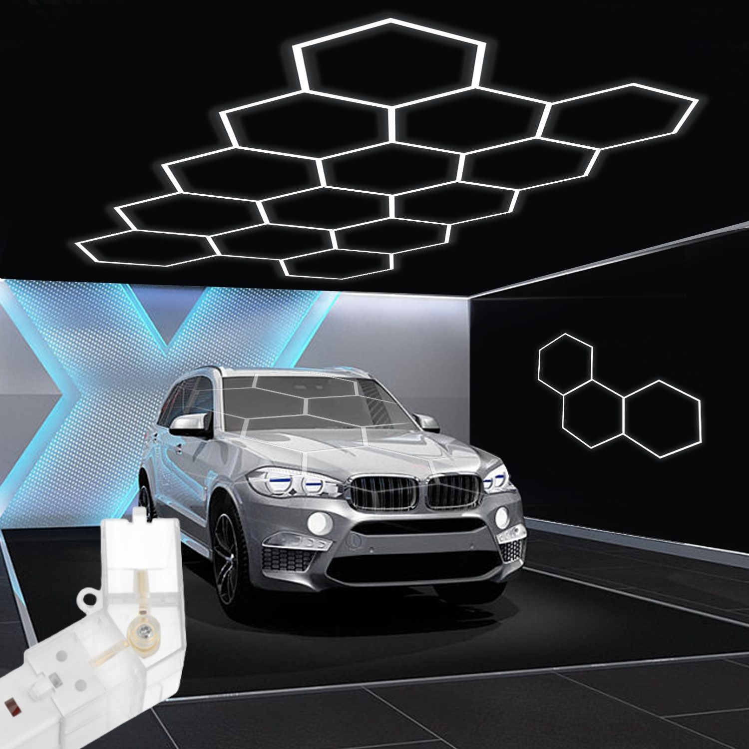 WILGOON LED Dekolicht Hexagon LED Garage günstig online kaufen
