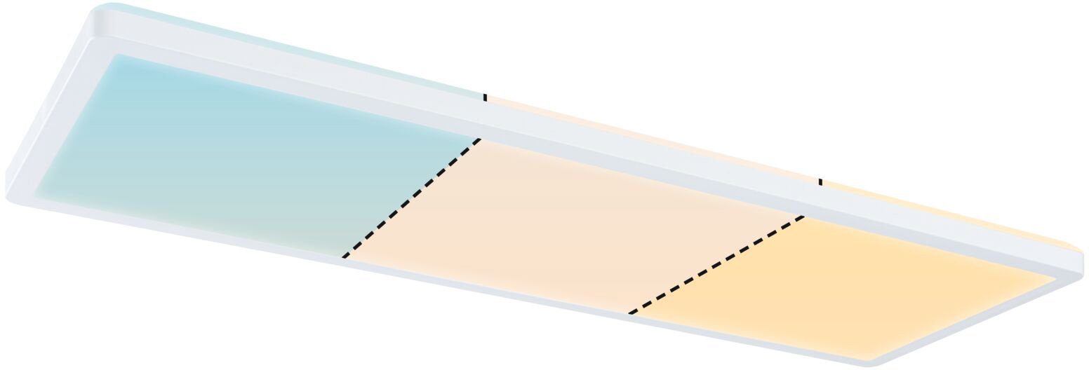 Paulmann LED Panel Atria Shine 3000K IP20 White Switch eckig, LED fest integriert, Tageslichtweiß, Backlight