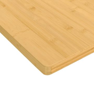 furnicato Tischplatte 80x80x2,5 cm Bambus (1 St)