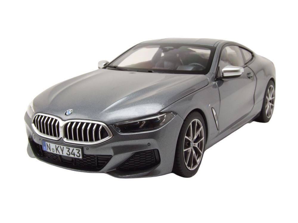 Modèle Réduit BMW M850i 2019 - Échelle 1/18 - Métal - Bleu Métallisé - NOREV - Collection