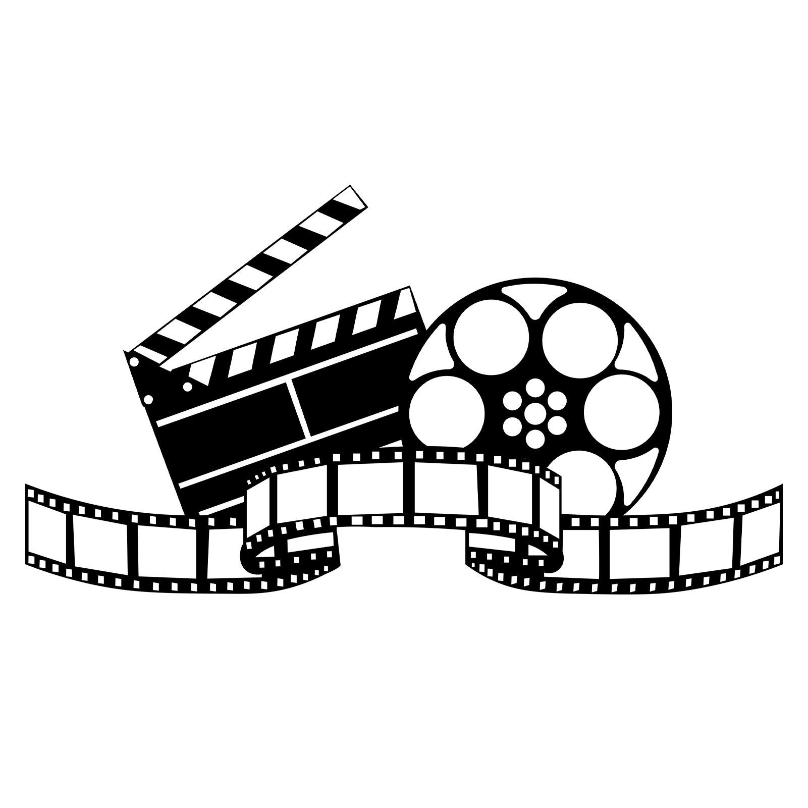 Jumpeak Wanddekoobjekt Metallprojektor Film Wanddekor, Vintage, Minimalistisch, Hergestellt aus Metall,Schwarz,Weiß,4 Größe