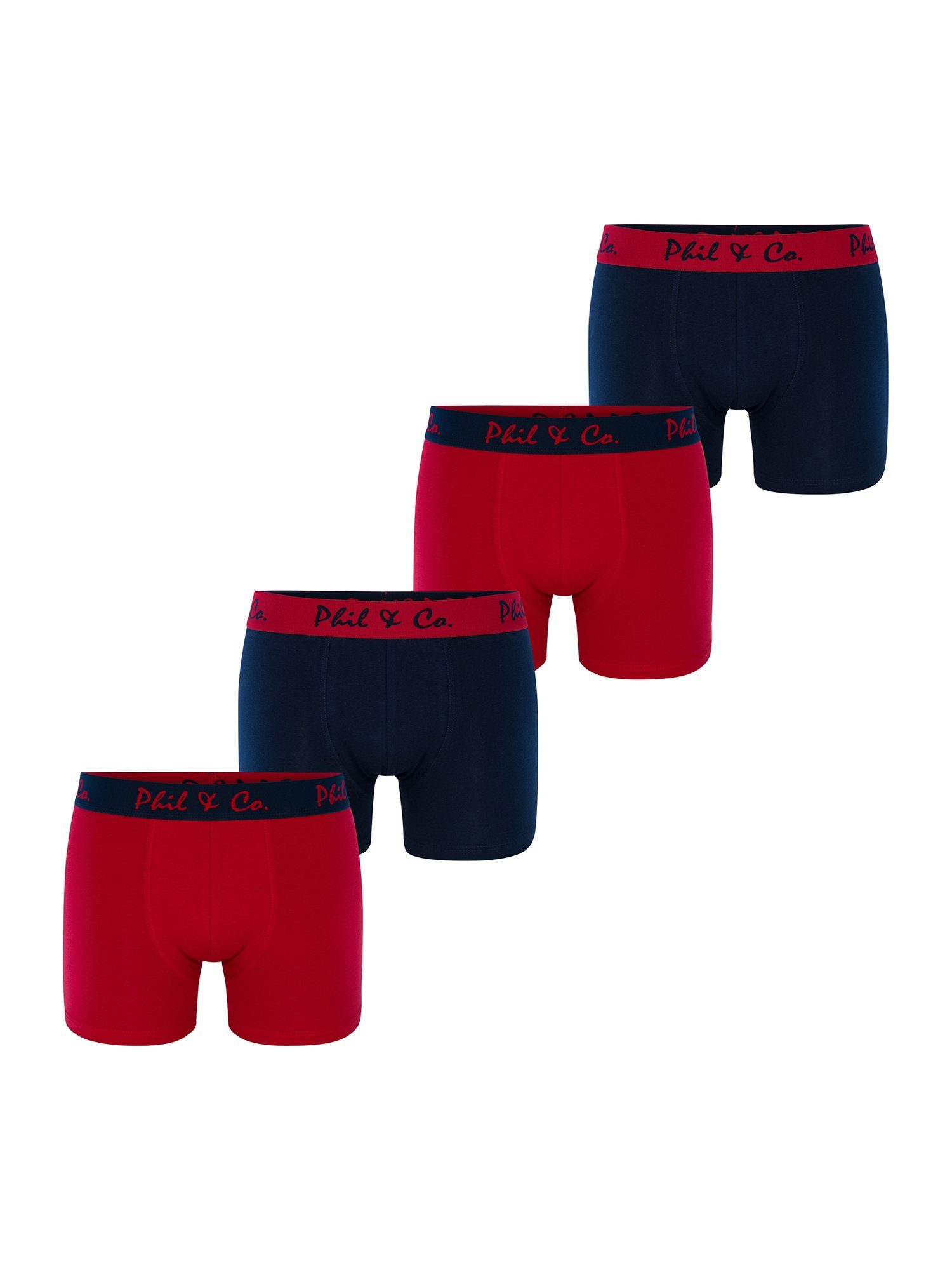 Phil & Co. Retro Pants Jersey (4-St) navy-rot