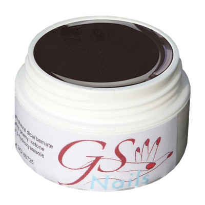 GS-Nails UV-Gel 5ml Dunkel Grau Schwarz #B0