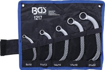 BGS technic Ringschlüssel Starter- und Blockschlüssel-Satz, 8 x 10 - 21 x 22 mm, 5-tlg.
