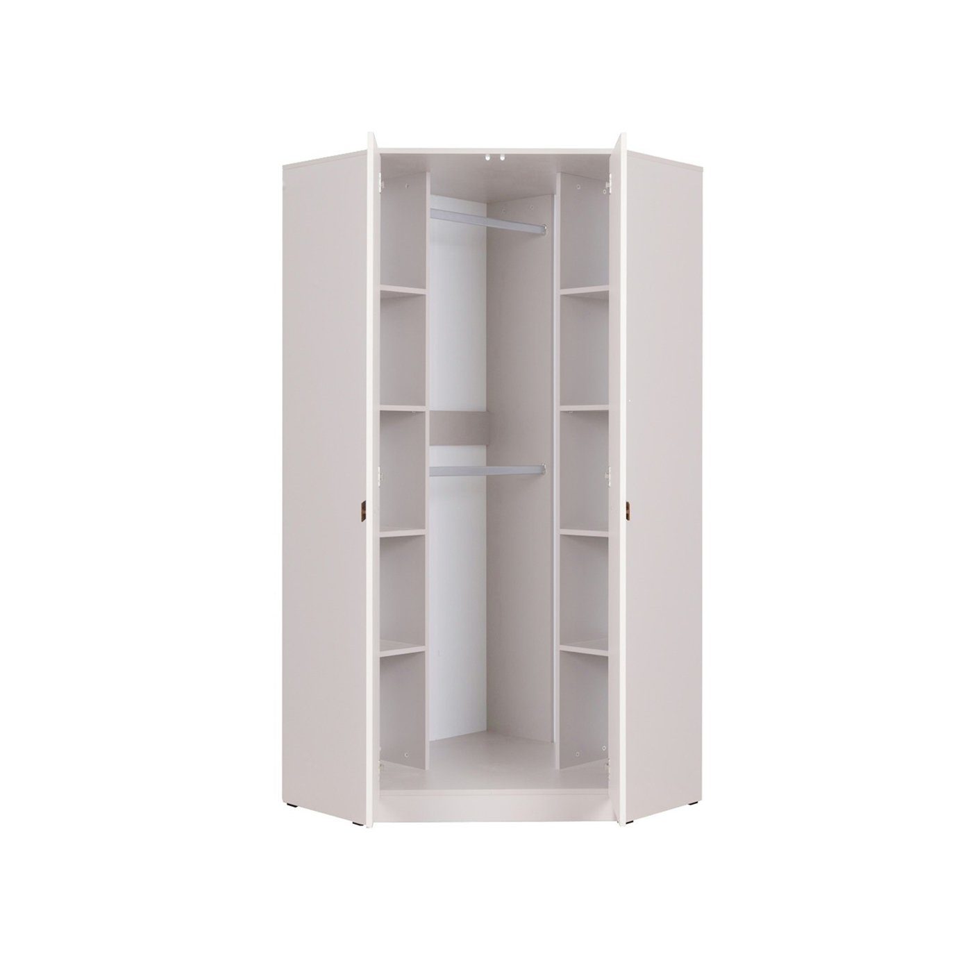 Marmex Möbel Eckschrank Grant G8 Eckkleiderschrank mit Einlegeböden und Kle günstig online kaufen