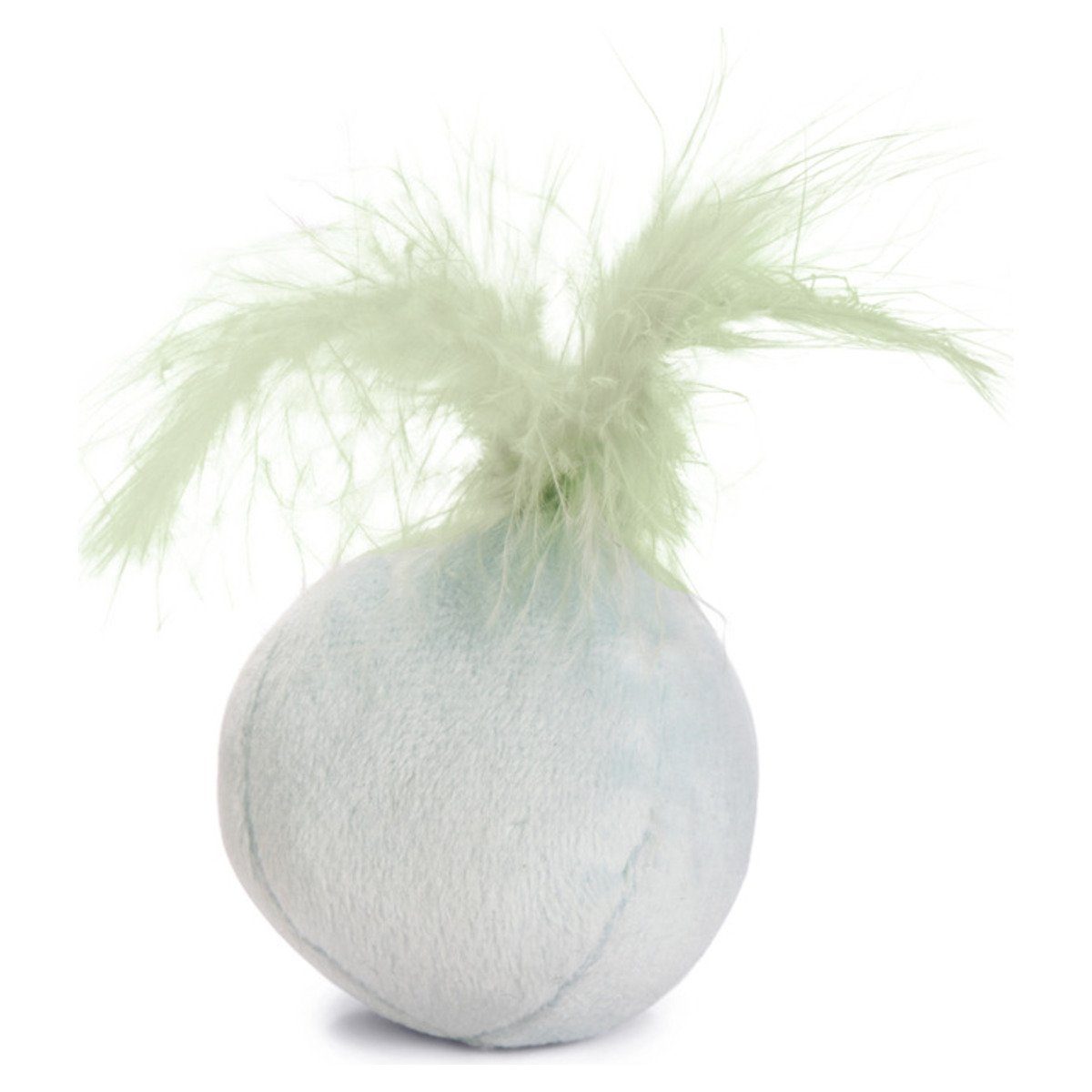 Tierball Kitten Katzenspielzeug Ball+Feder Rizo mint