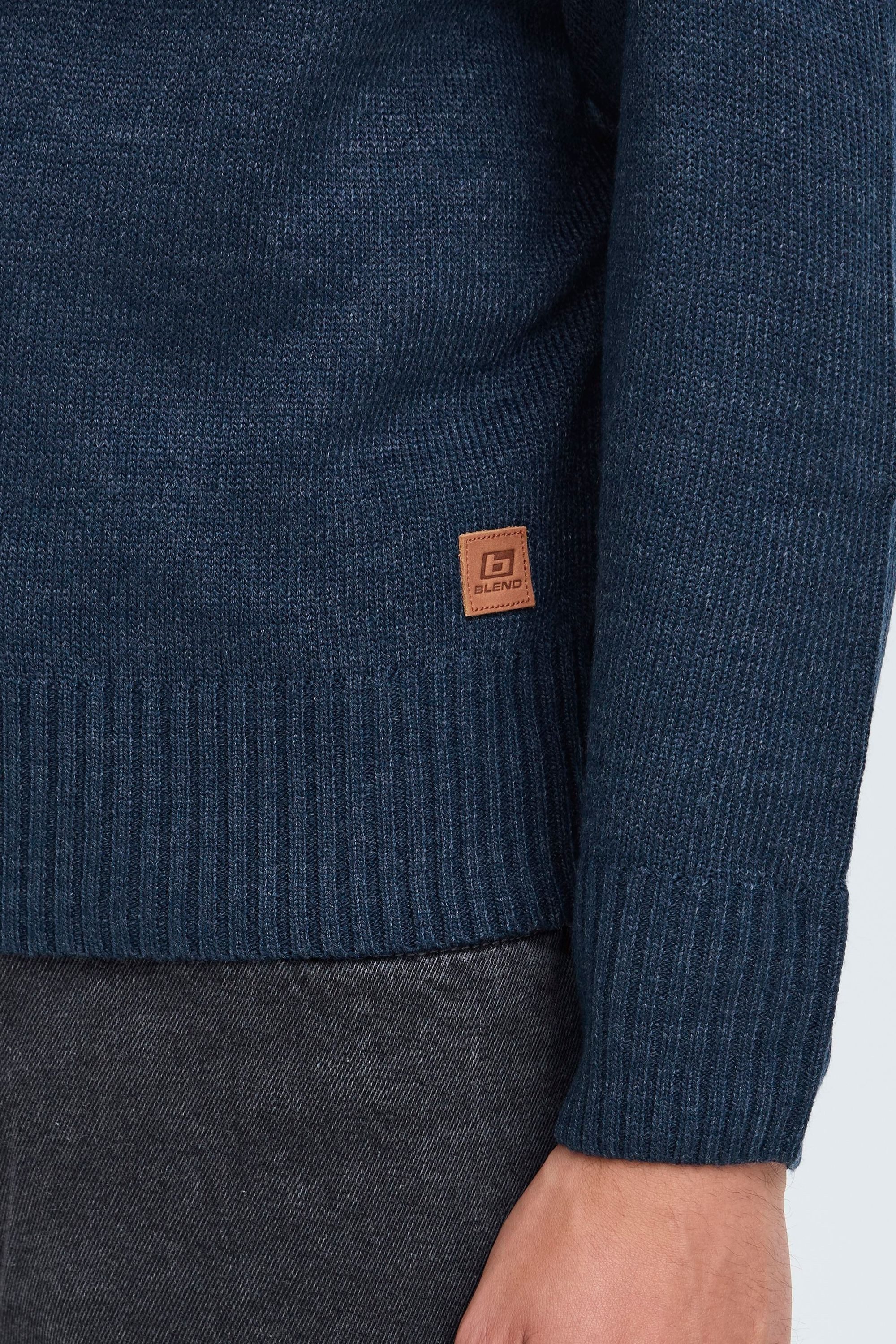 Blend Strickpullover BHNohr Klassischer Norweger Grobstrickpullover