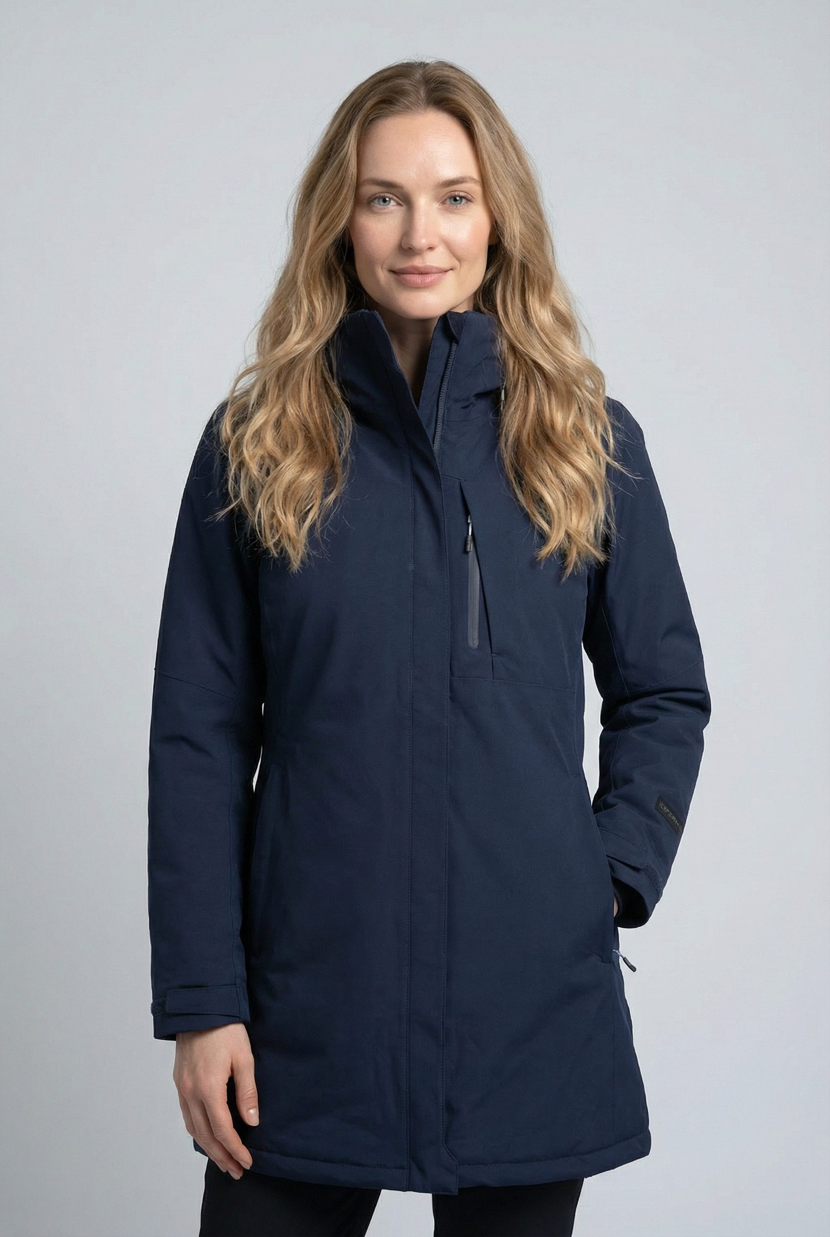 Icepeak Funktionsjacke ICEPEAK BAGHERIA sportlicher Stil, wasserdicht, atmungsaktiv, mit Elasthan-Anteil