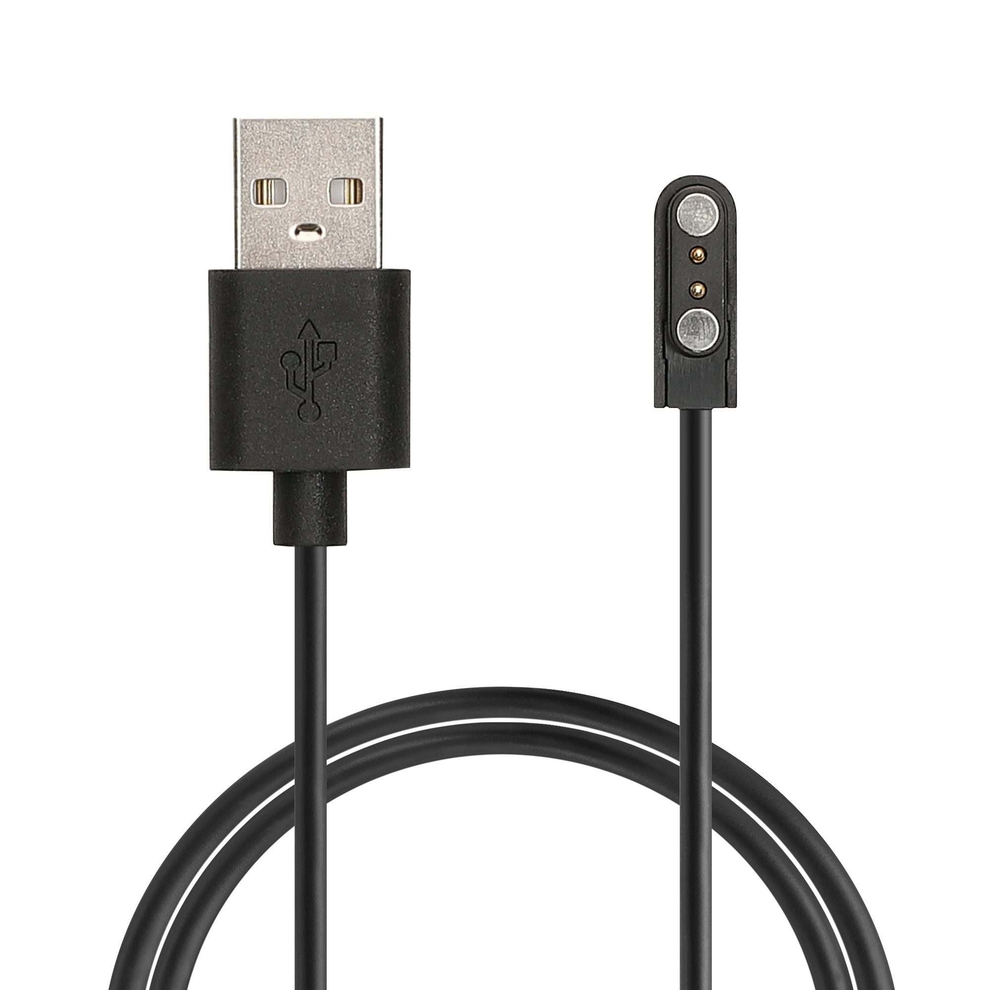 kwmobile Smartwatch Ladekabel für Mibro Watch T2 / Watch A2 / Watch C3 / Watch USB-Ladegerät (1-tlg., USB Ladekabel für Smartwatch Aufladekabel - Fitnesstracker Ersatzkabel)