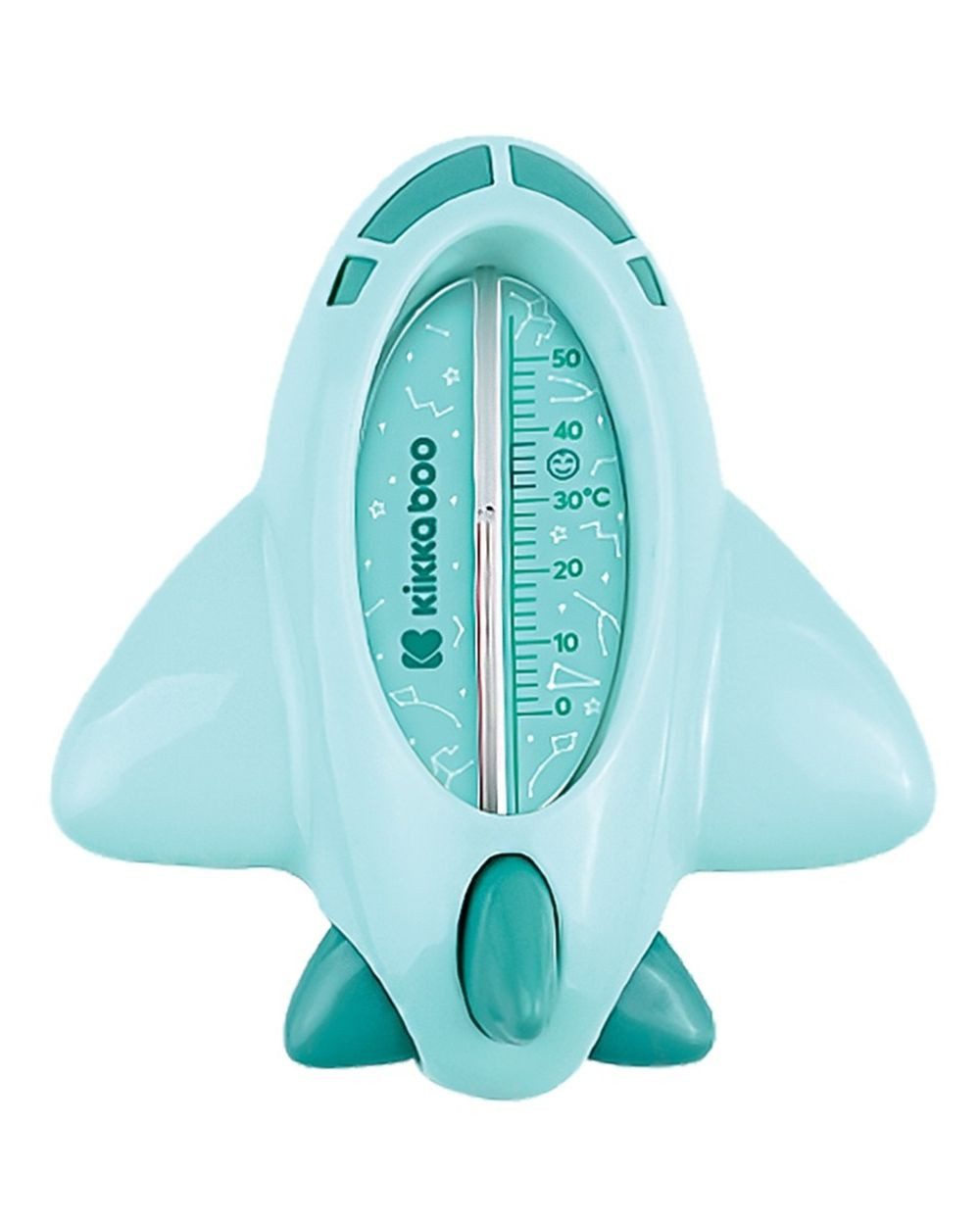 Kikkaboo Badethermometer Wasserthermometer Flugzeug, 1-tlg., Badethermometer für ein sicheres Baden