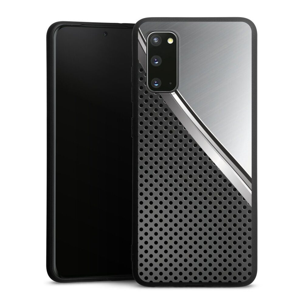Handyhülle Carbon Stahl Metall Duo Metal Surface