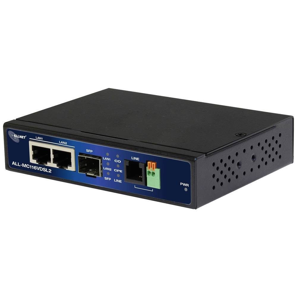 Allnet Modem Punkt-zu-Punkt Modem VDSL2 via 2-Draht unmanaged A200408