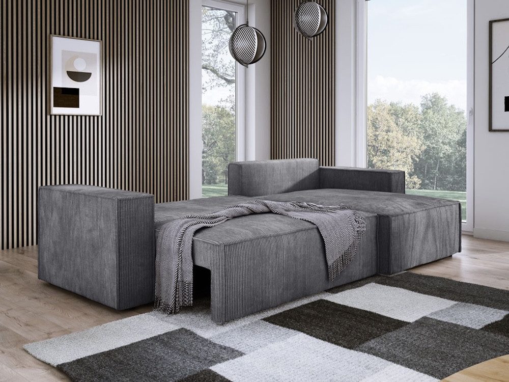 Baidani Ecksofa Sofa Velanova Cord, mit günstig online kaufen