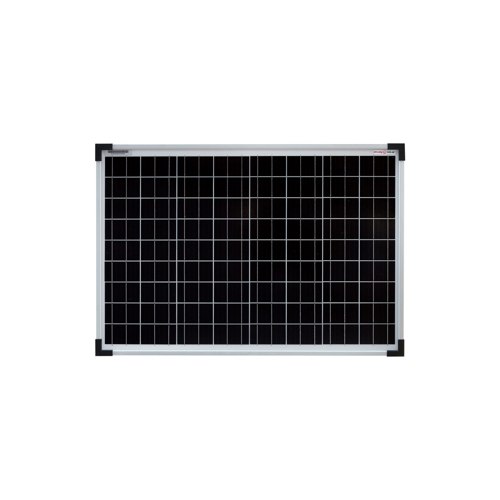 enjoy solar Solarmodul Klassisch Monokristallin Perc 36V/100W-200W, Monokristallin PERC, (Hohe Betriebsspannung von 36V, perfekt für 24V Systeme), Aufbau mit 166mm, 9-Busbars Monokristalline PERC-Zellen