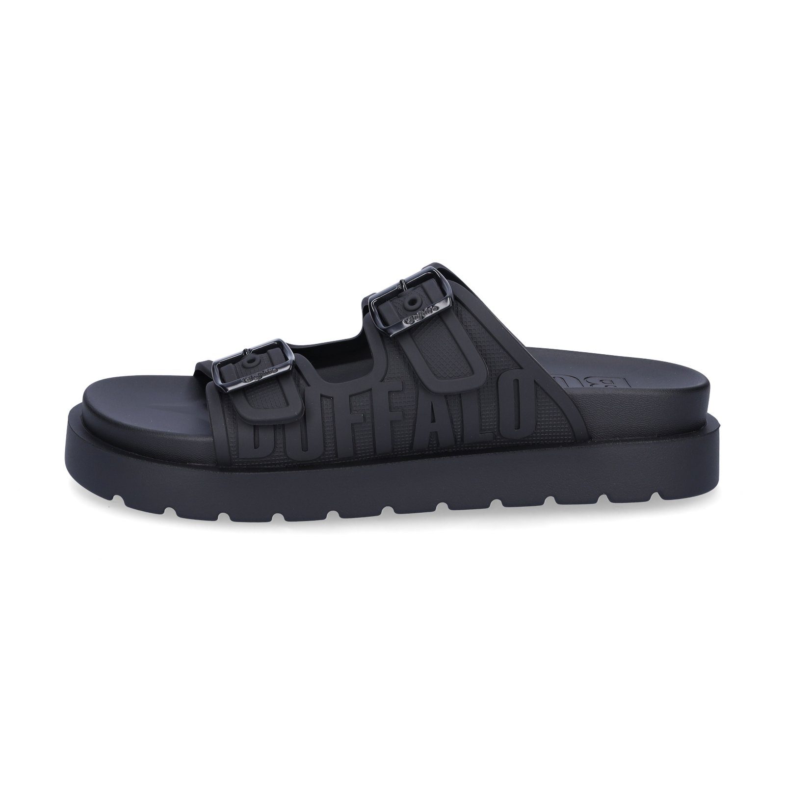 Buffalo Buffalo Damen Pantolette Eve Sol schwarz Pantolette