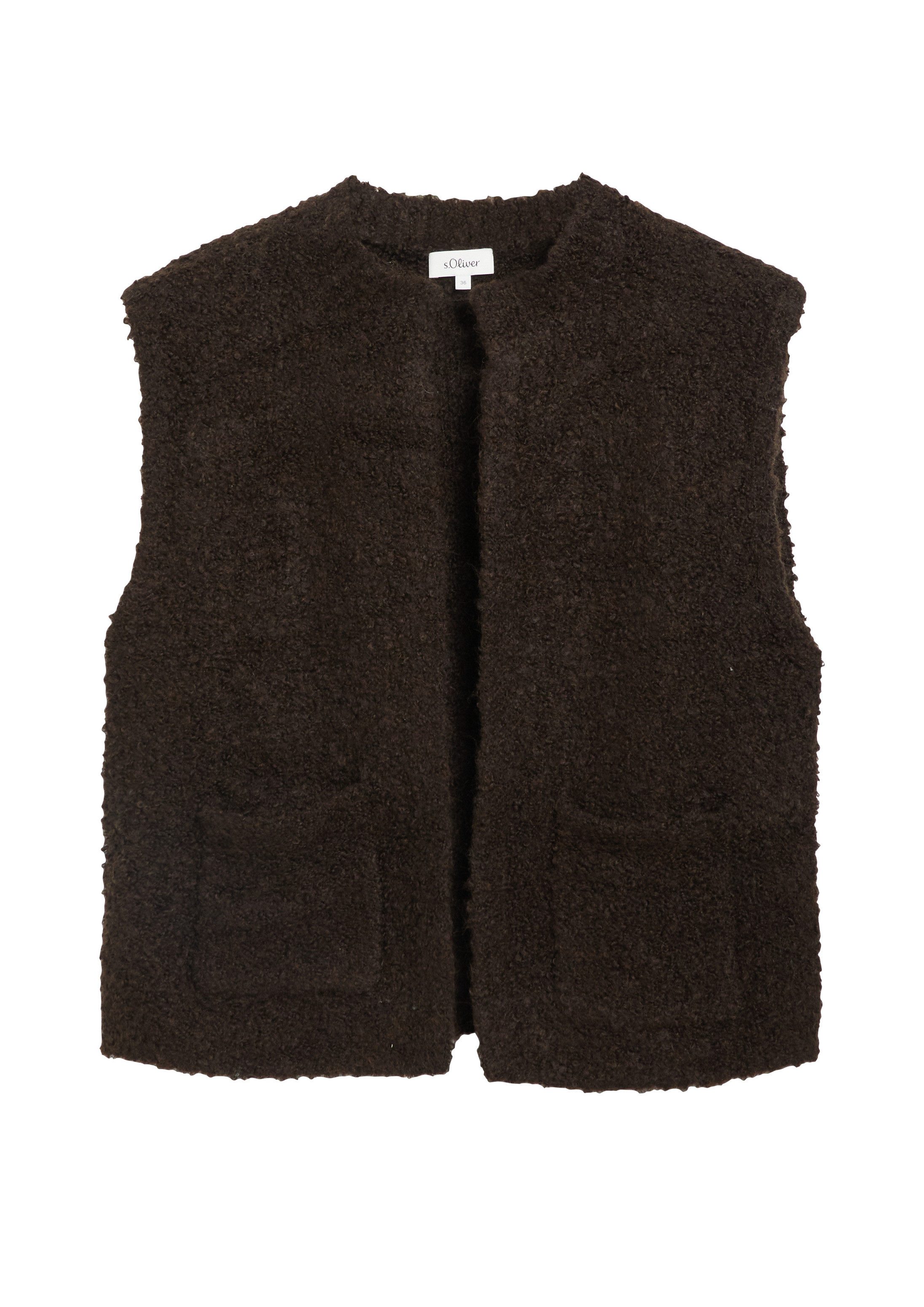 s.Oliver Funktionsweste Strickjacke Strickjacke