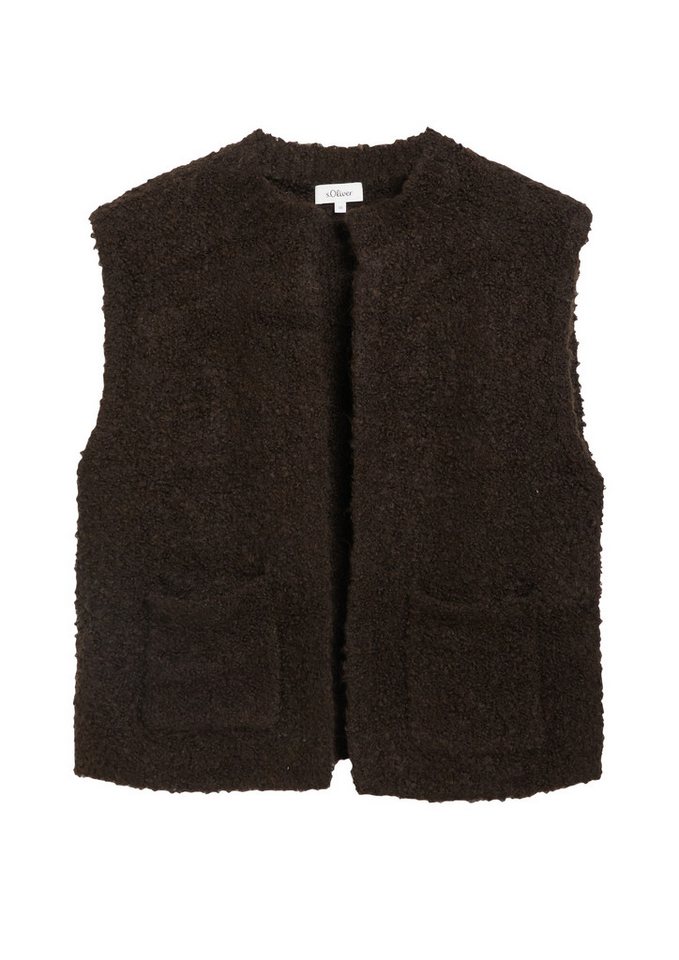 s.Oliver Funktionsweste Strickjacke Strickjacke