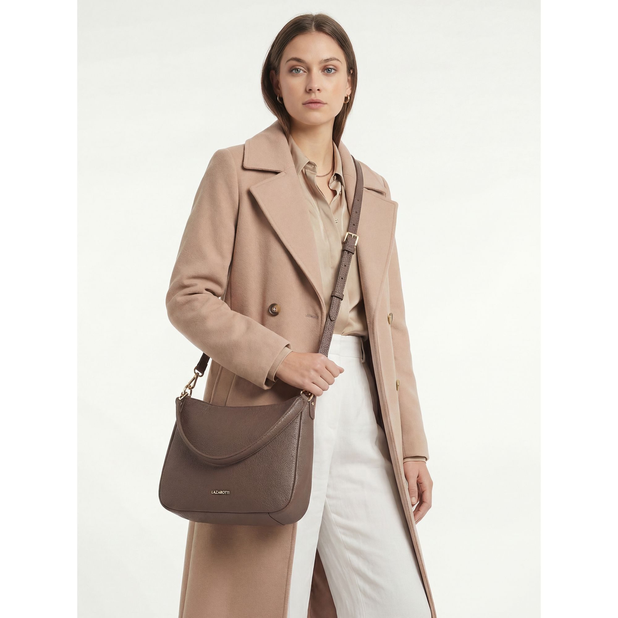 Lazarotti Schultertasche Bologna Leather, Leder