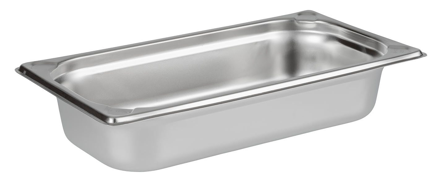 APS Aufbewahrungssystem GN 1/3 Behälter 32,5 x 17,6 cm, Edelstahl, (1-tlg), Gastronorm-Behälter, zum Anrichten und Lagern von Speisen