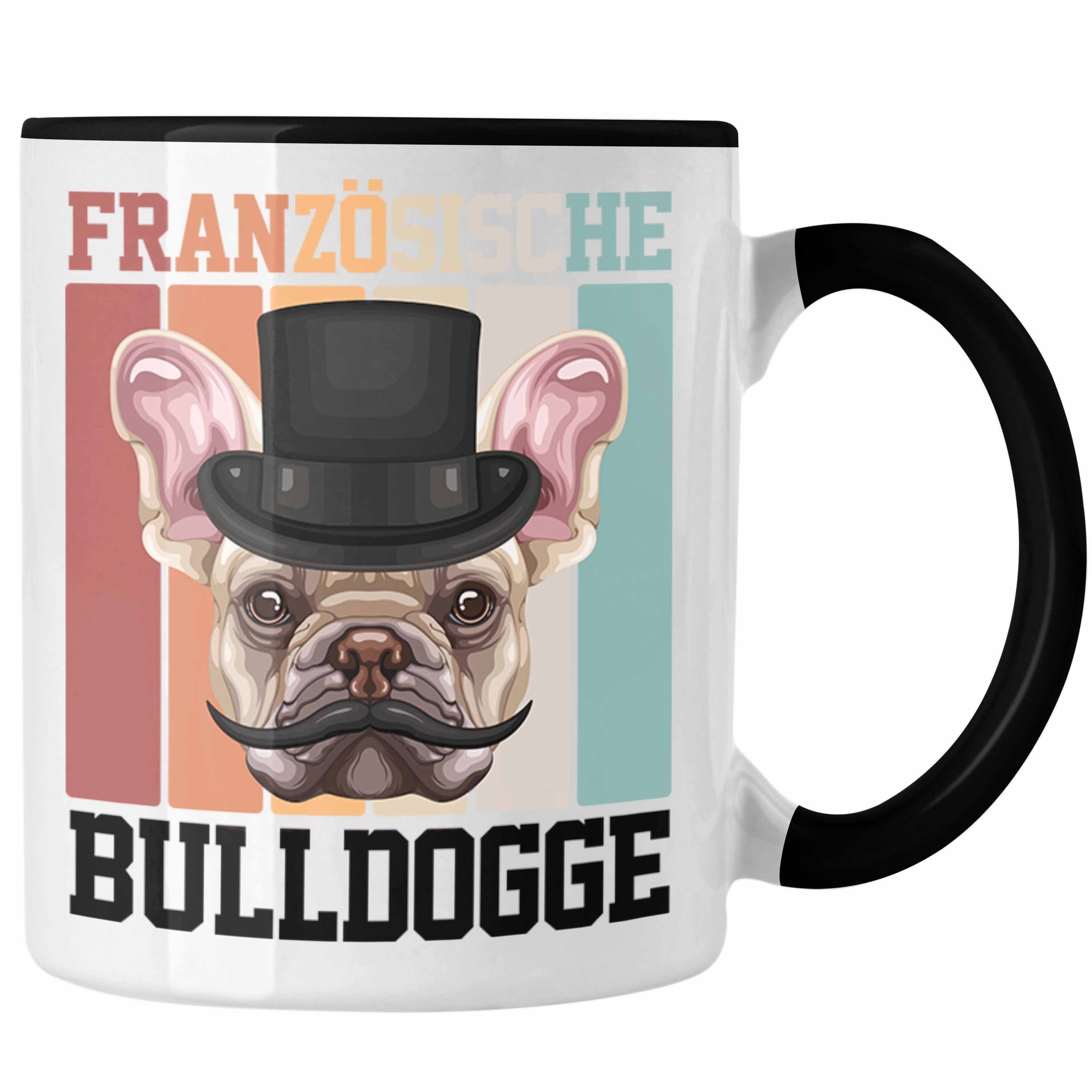 Geschen Schwarz Tasse Trendation Bulldogge Besitzer Geschenk Spruch Lustiger Französische Tasse