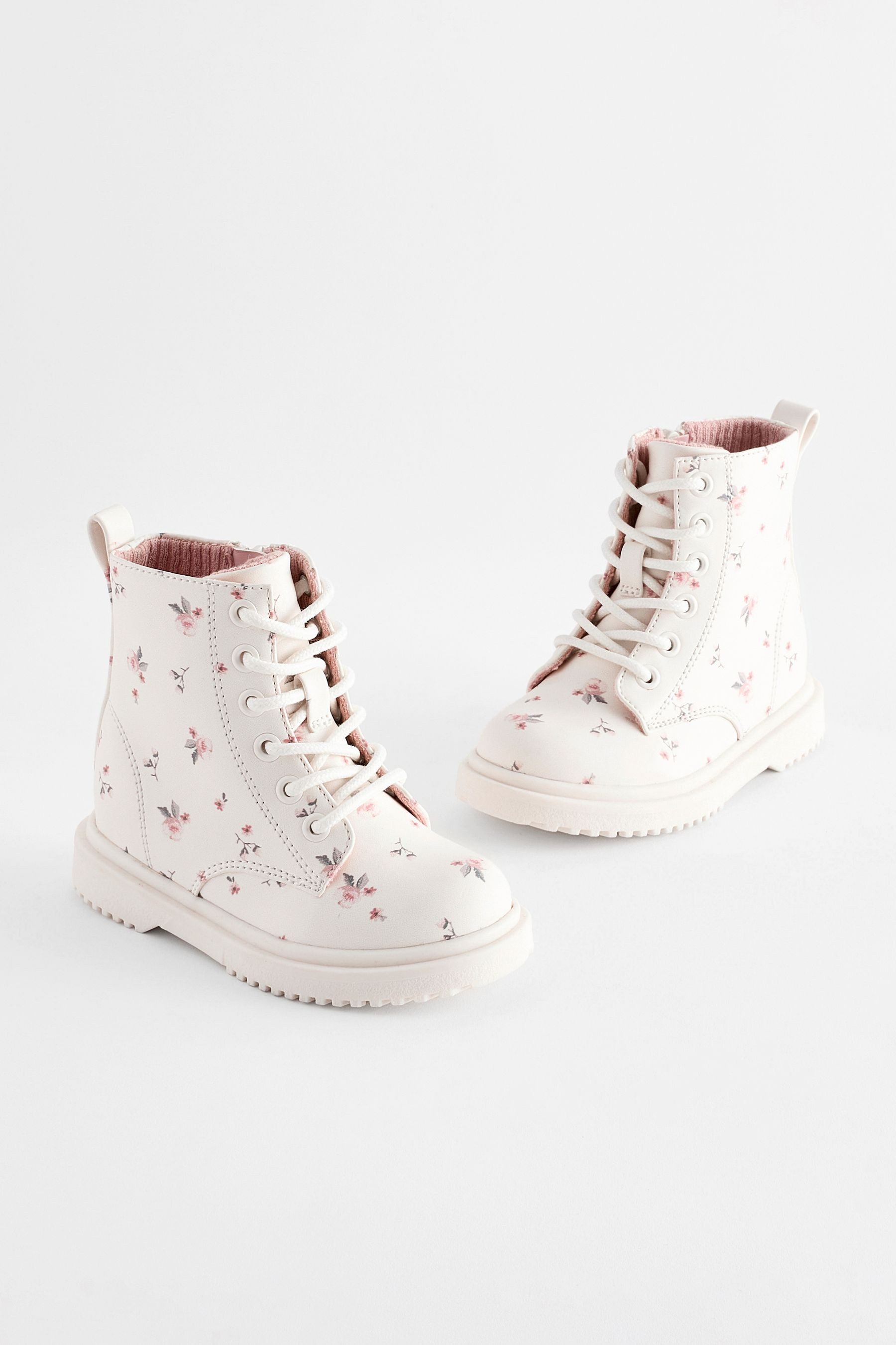 Next Schnürstiefel mit Blumenspitze Schnürstiefelette (1-tlg) günstig online kaufen