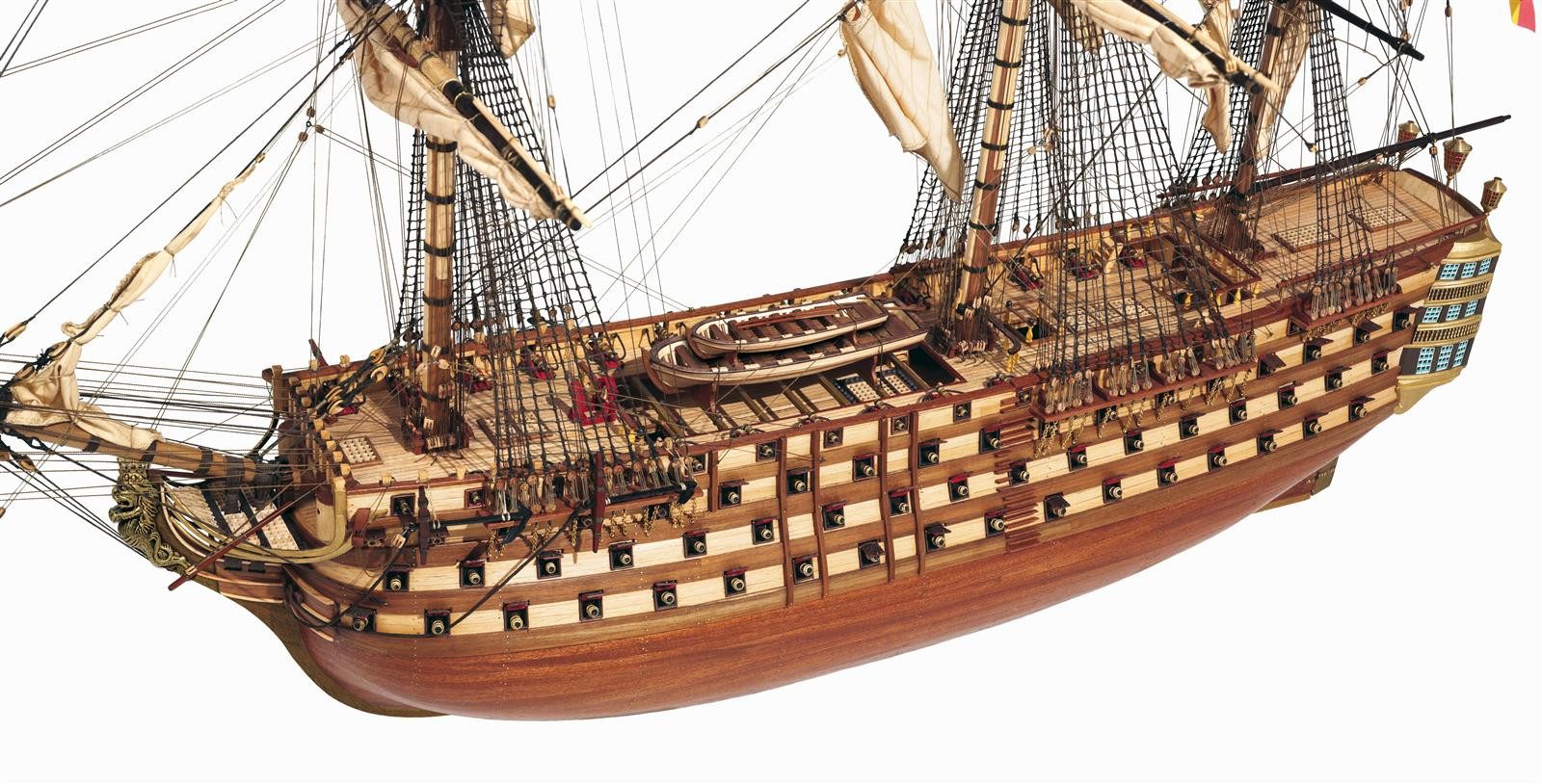 OcCre Modellbausatz Santisima Trinidad Maßstab 1:90 Schiffsbausatz, (Schiff, 6221-tlg., Schiffsbausatz), Made in Europe