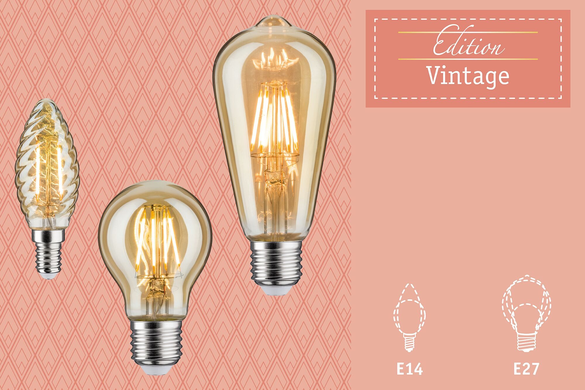 Paulmann LED-Filament G125 400lm 2700K gold 3step dim 4,7W 230V 3Dellen, E27, 1 St., Warmweiß, Dimmbar – Bild 5 von 5