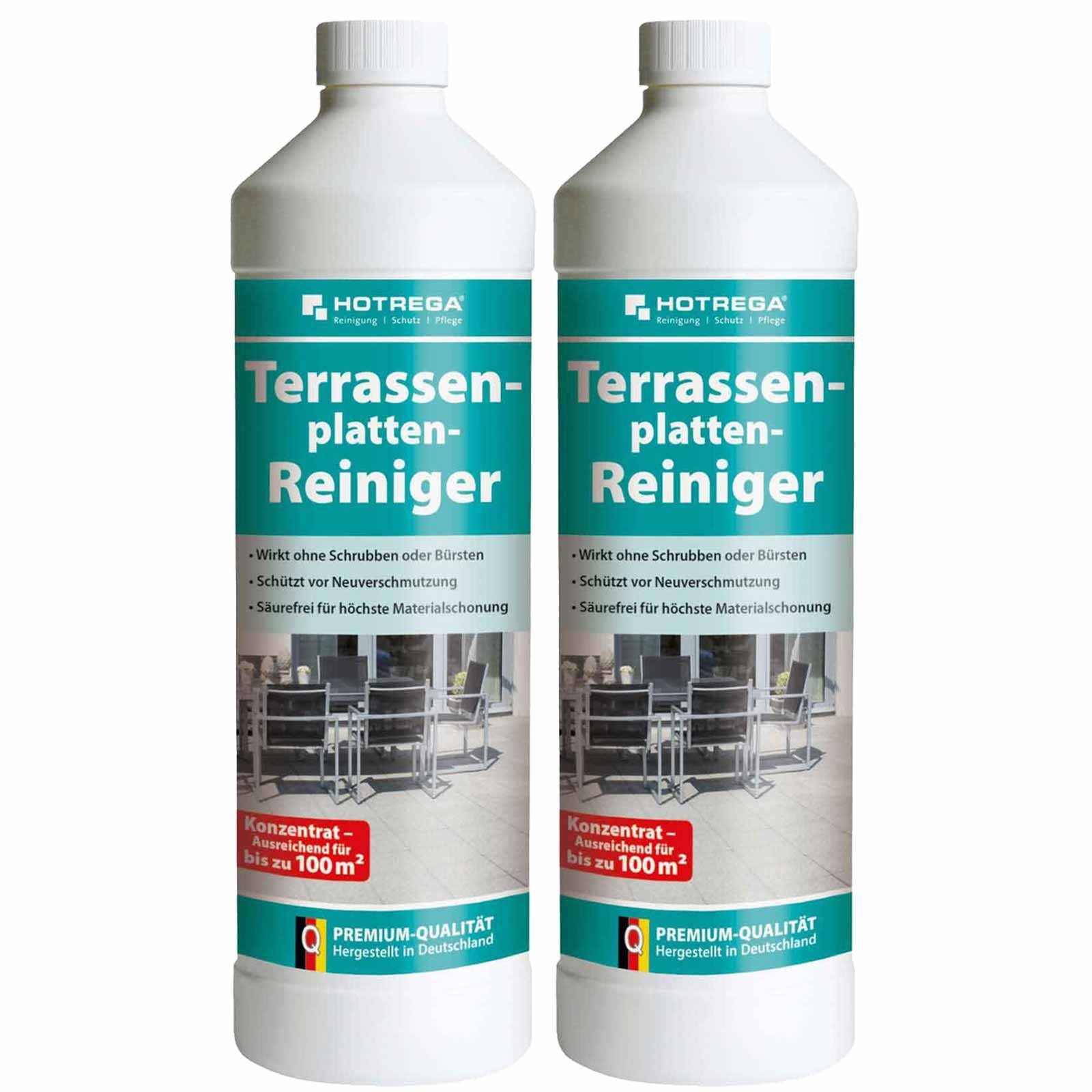 HOTREGA® Terrassenplatten Reiniger Terrasse Balkon reinigen x 1L Konzentrat Universalreiniger