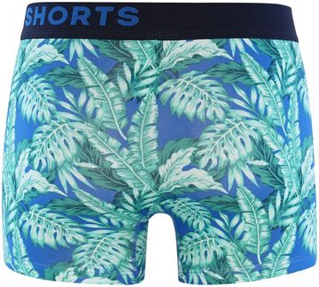 HAPPY SHORTS Retro Pants 2-Pack Trunks Leaves