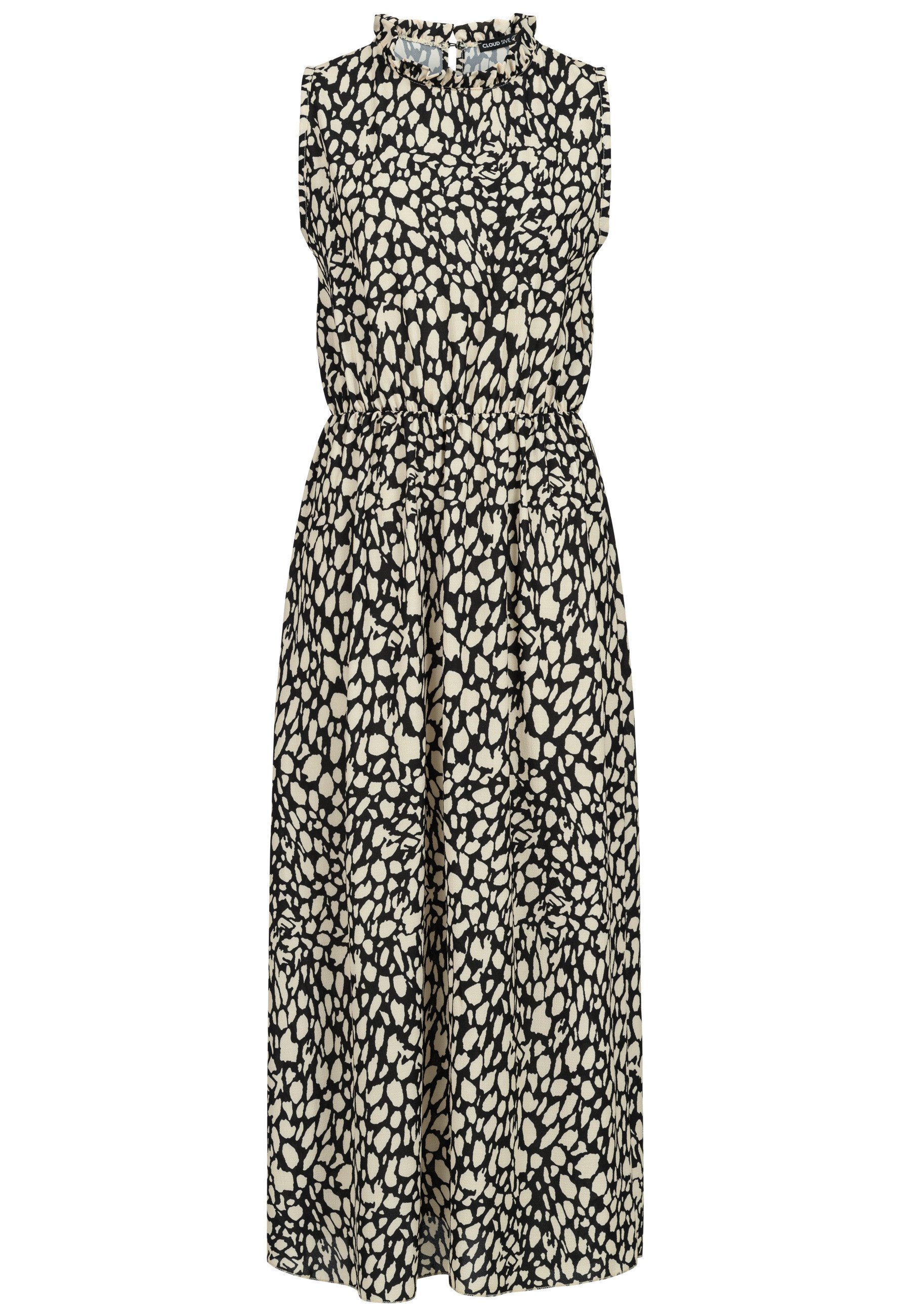 CLOUD 5IVE Shirtkleid CLOUD 5IVE Maxi Dress with aop animal print (1-tlg) günstig online kaufen