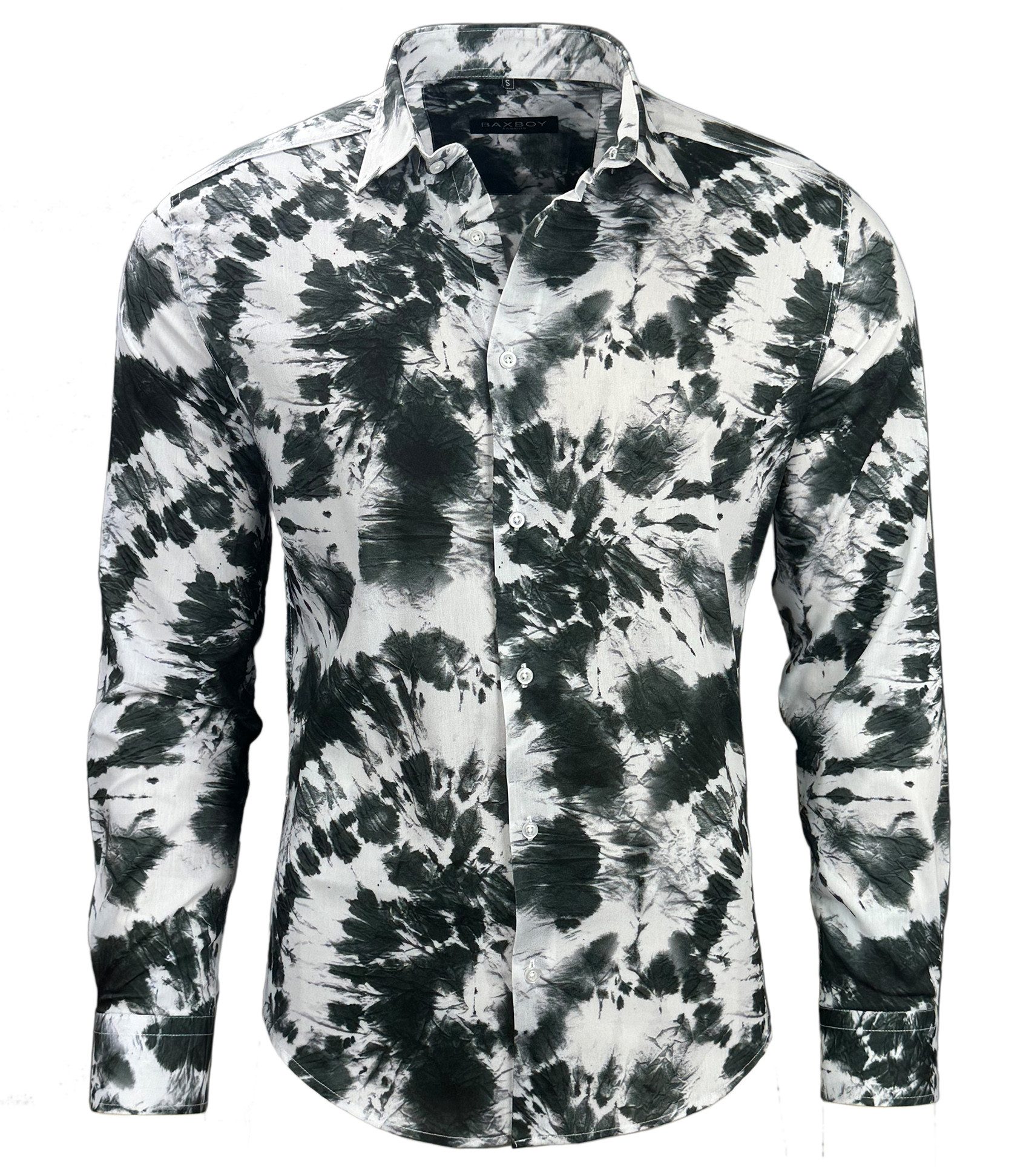 Baxboy Langarmhemd Baxboy Herren Geblümt Langarm Freizeithemd Hawaiihemd Ba günstig online kaufen
