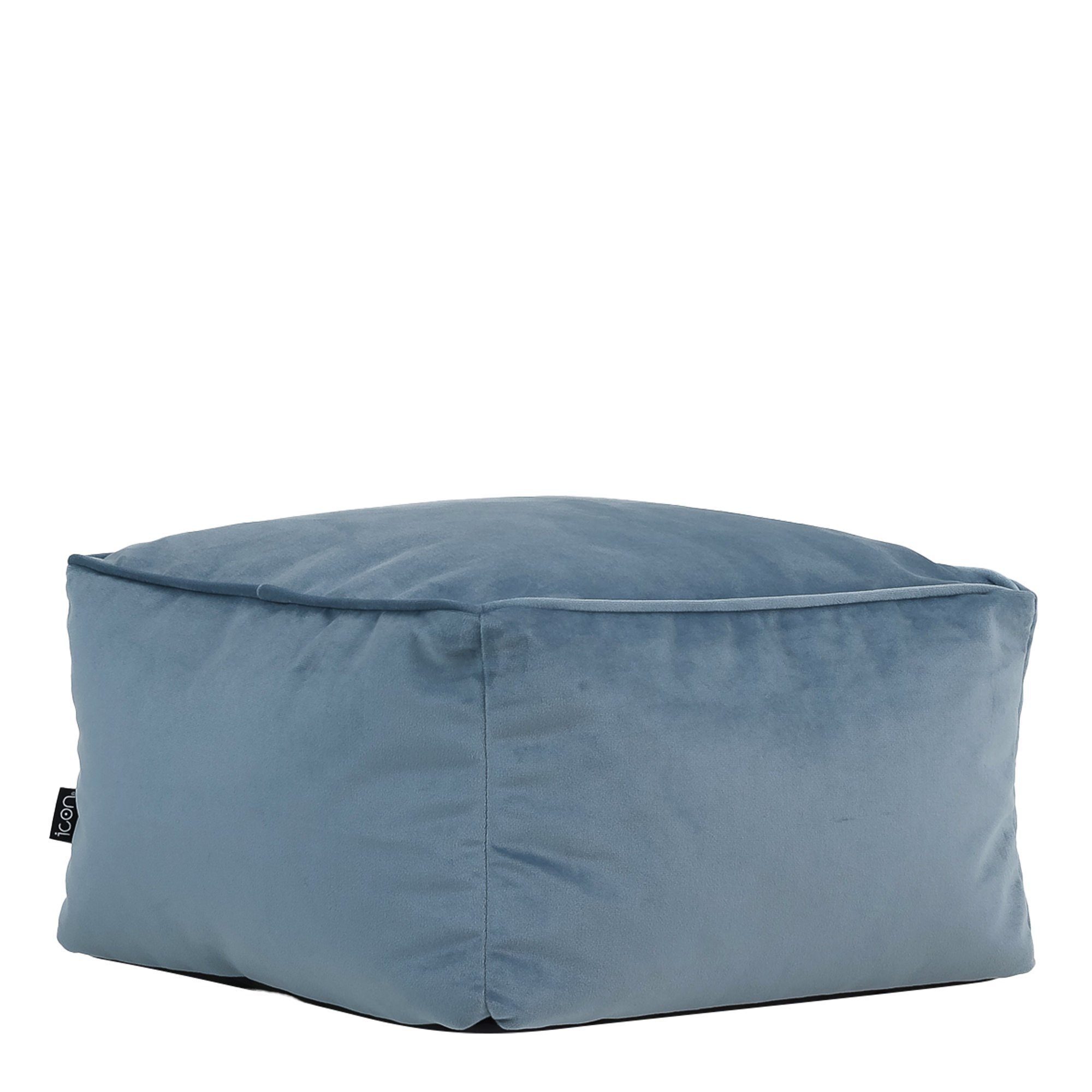 icon Pouf Sitzpouf aus Plüschsamt „Amara“ günstig online kaufen