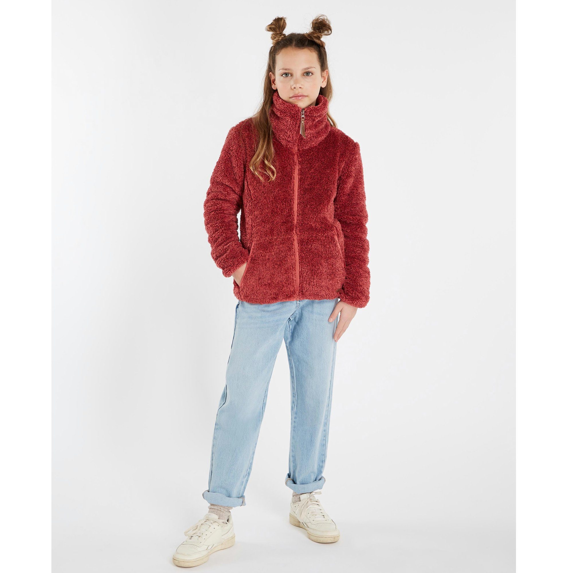 Protest Fleecejacke RIRI JR full zip top Rusticrust Fleecejacke rot