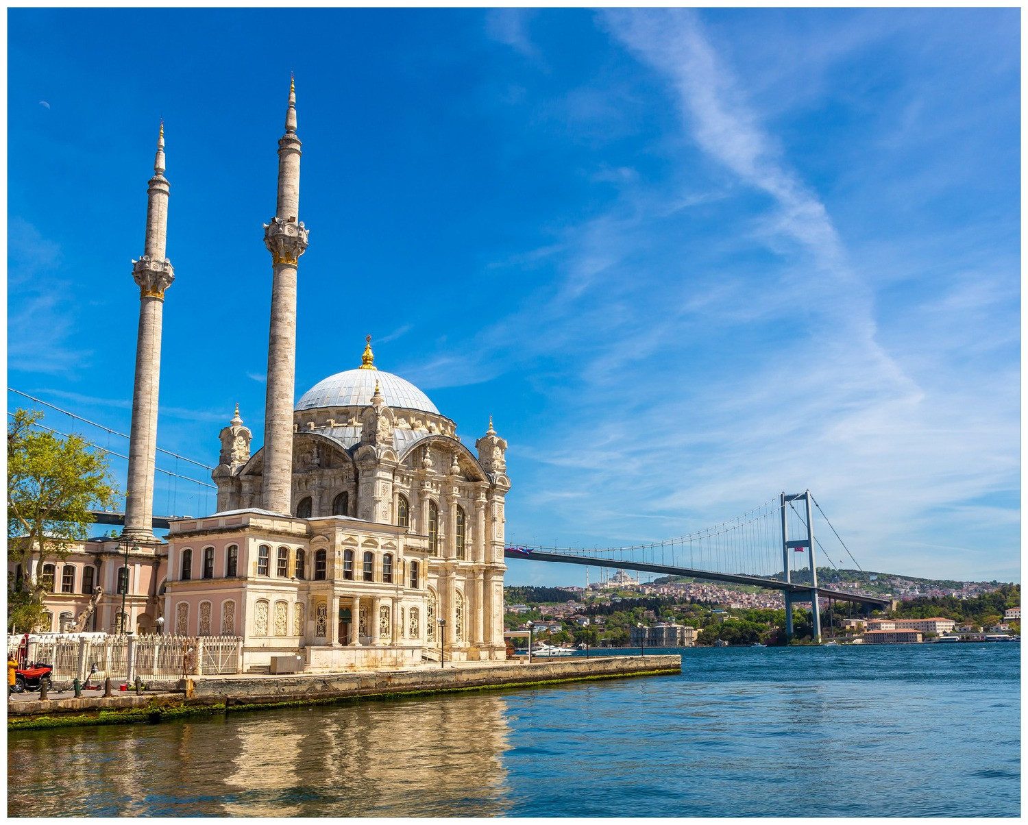 Wallario Poster, Moschee am Bosporus, in verschiedenen Ausführungen