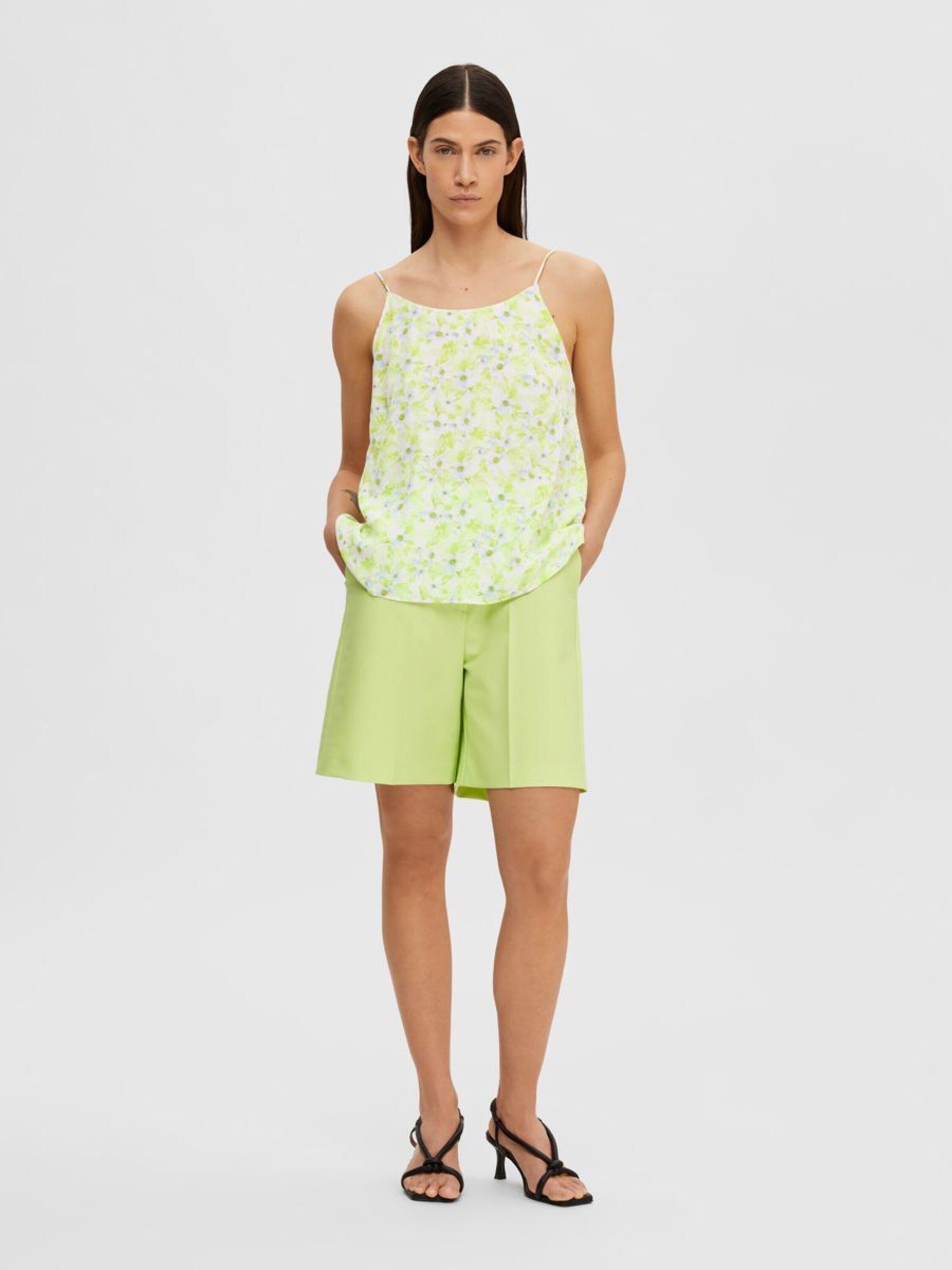 Drapiert/gerafft (1-tlg) Binna SELECTED FEMME Shorts