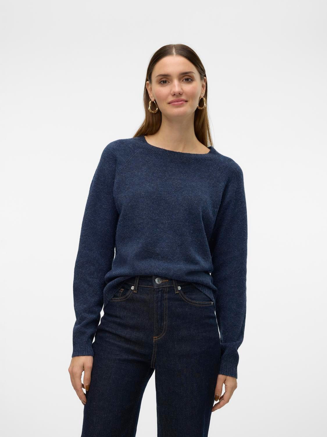 Vero Moda Rundhalspullover VMDOFFY LS O-NECK günstig online kaufen