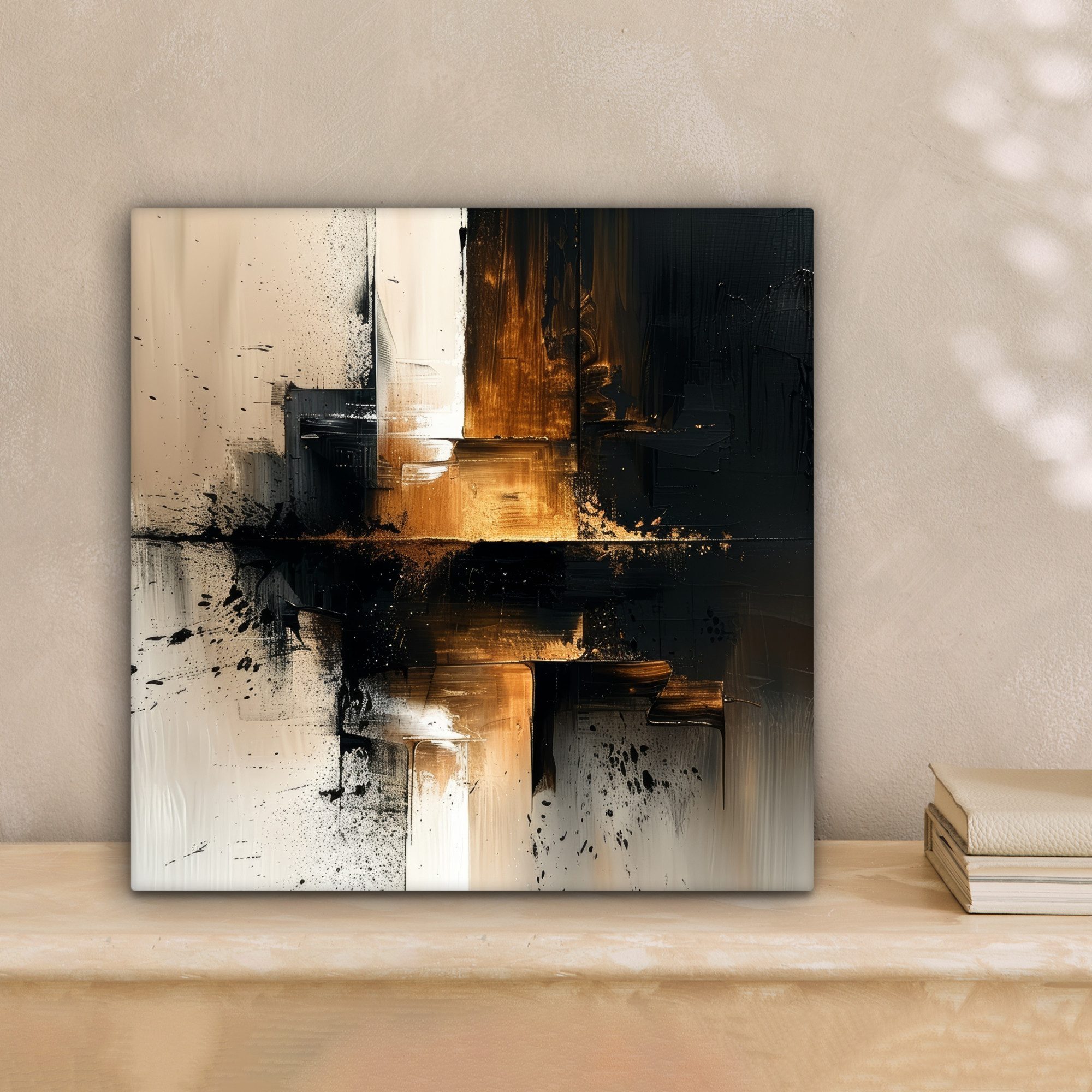 OneMillionCanvasses® Leinwandbild Modern - Schwarz - günstig online kaufen
