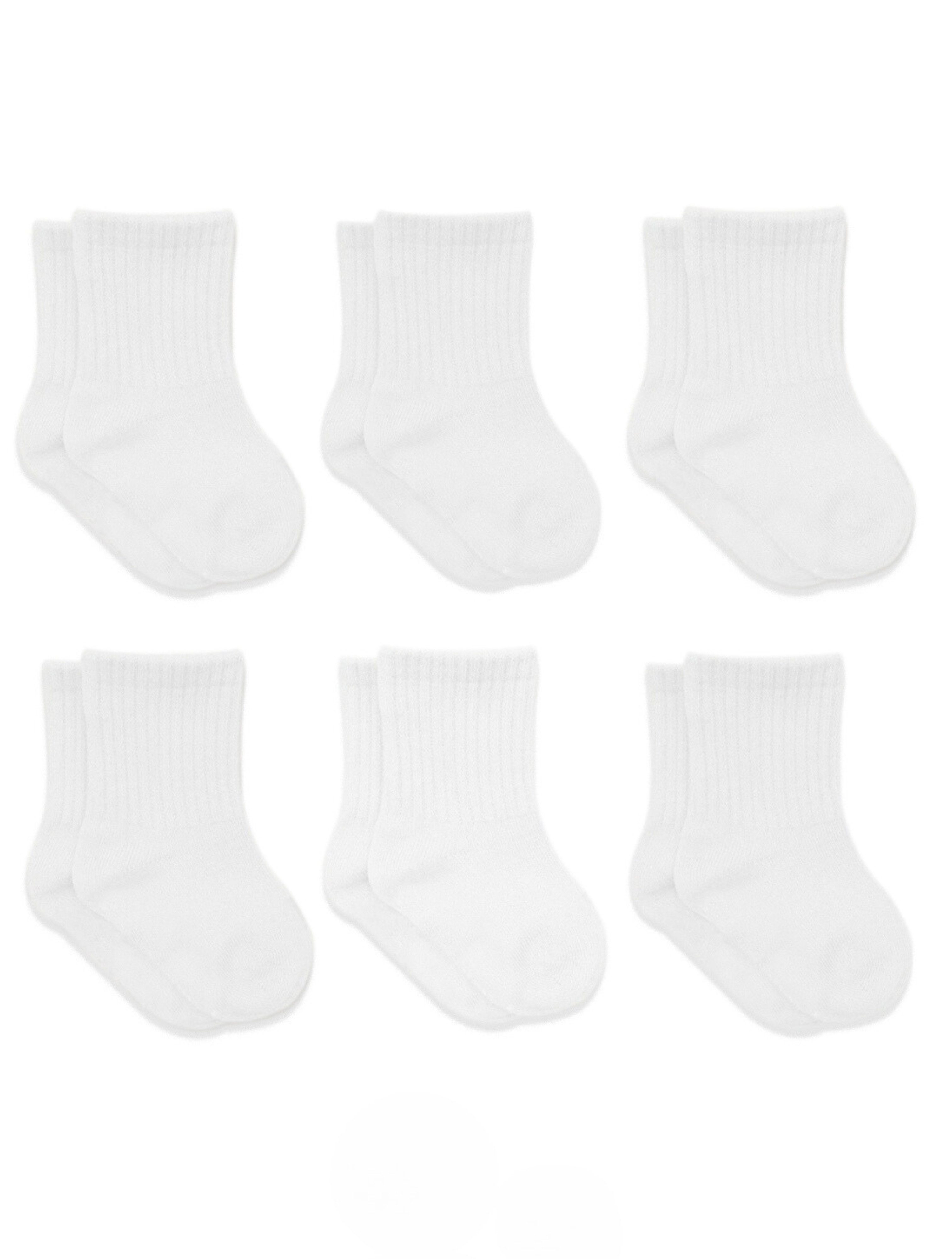 bistyle Socken für Babys Neugeborene Babysocken Jungen Mädchen Kurzsocken (Set, 6-Paar, 6er-Pack) gerippt Bio-Baumwolle GOTS zertifiziert 0-6 Monate bis 2-3 Jahre