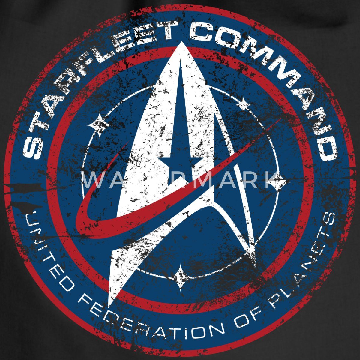 Spreadshirt Turnbeutel Star Trek Discovery Abzeichen Sternenflotte Turnbeutel (1-tlg)