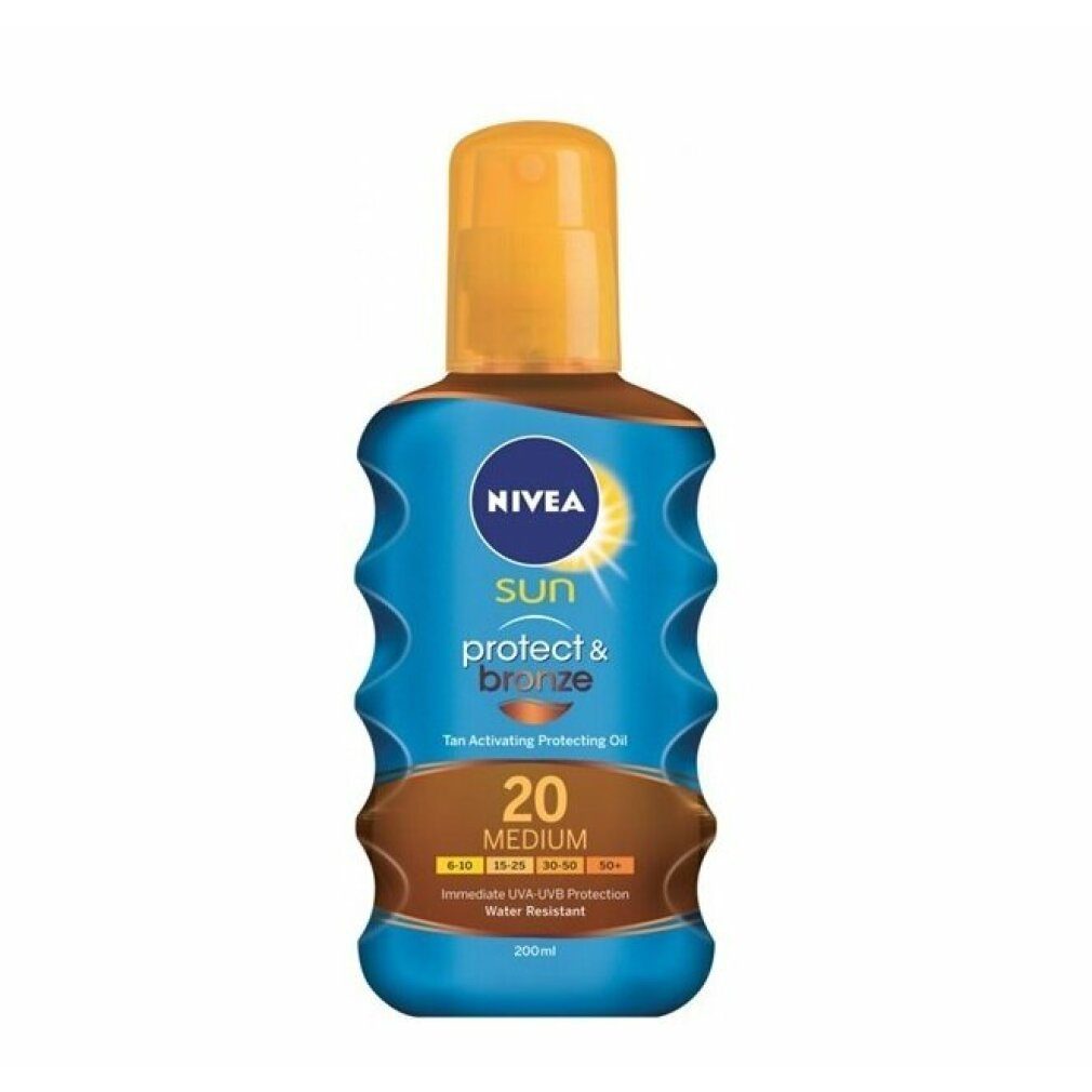 Oil Nivea Spf Protect Sun 20 Sonnenschutzpflege Bronze