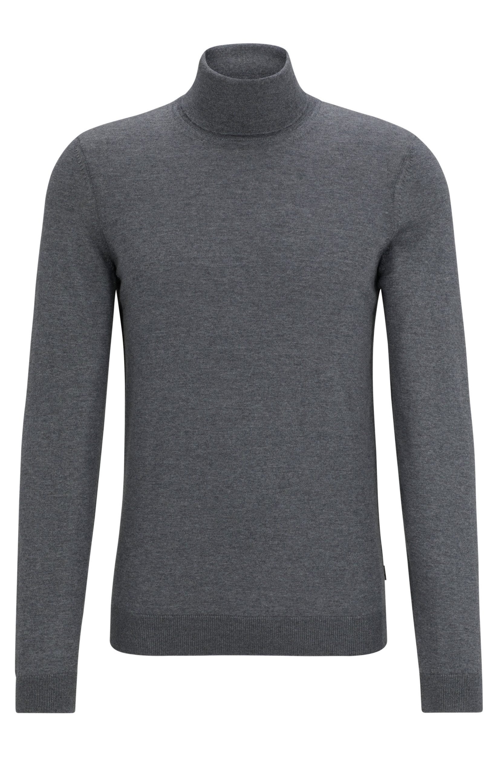 BOSS Strickpullover Rollkragenpullover
