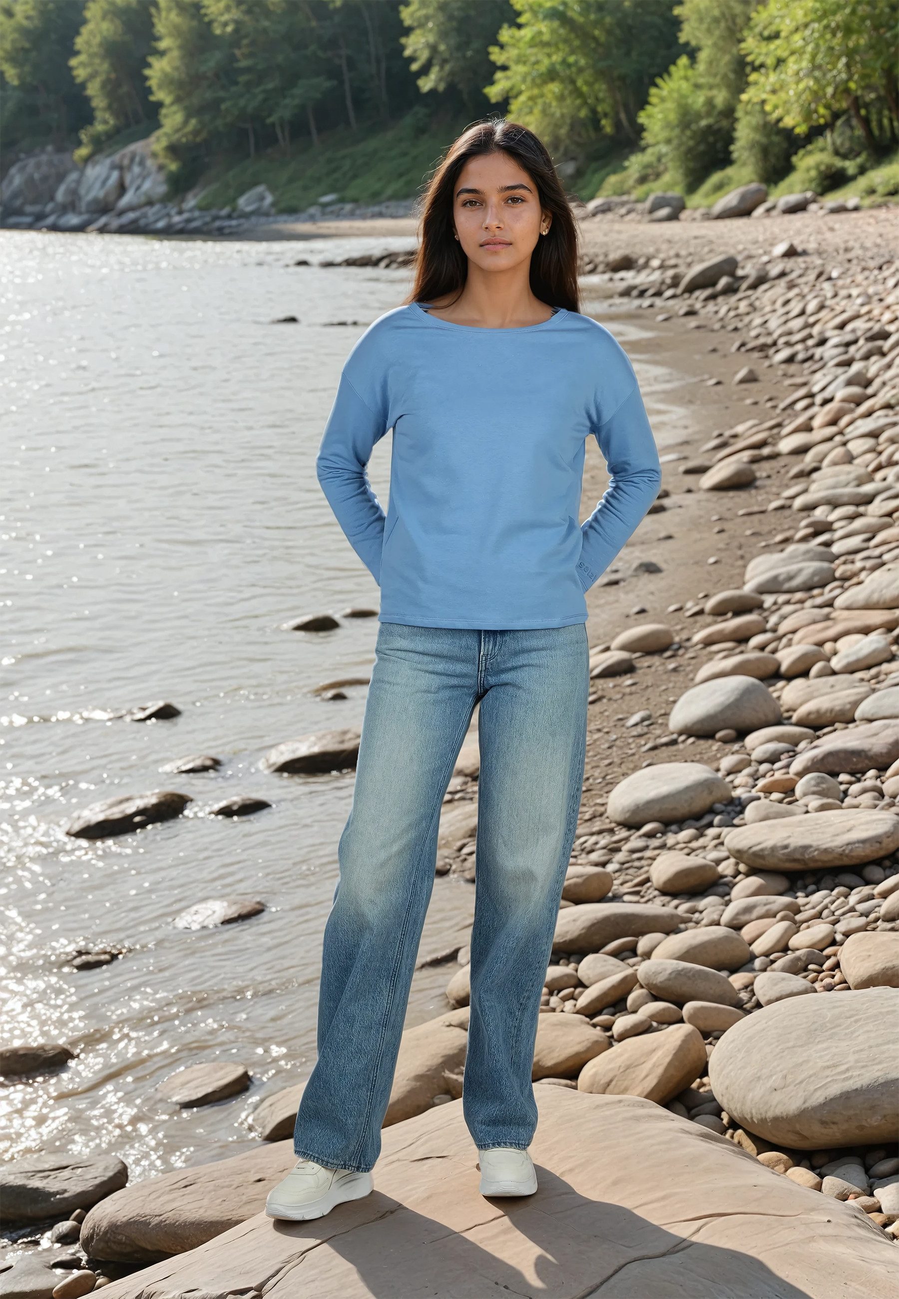 salzhaut Sweatshirt UNNERWEGS Damen Relaxed-Fit günstig online kaufen