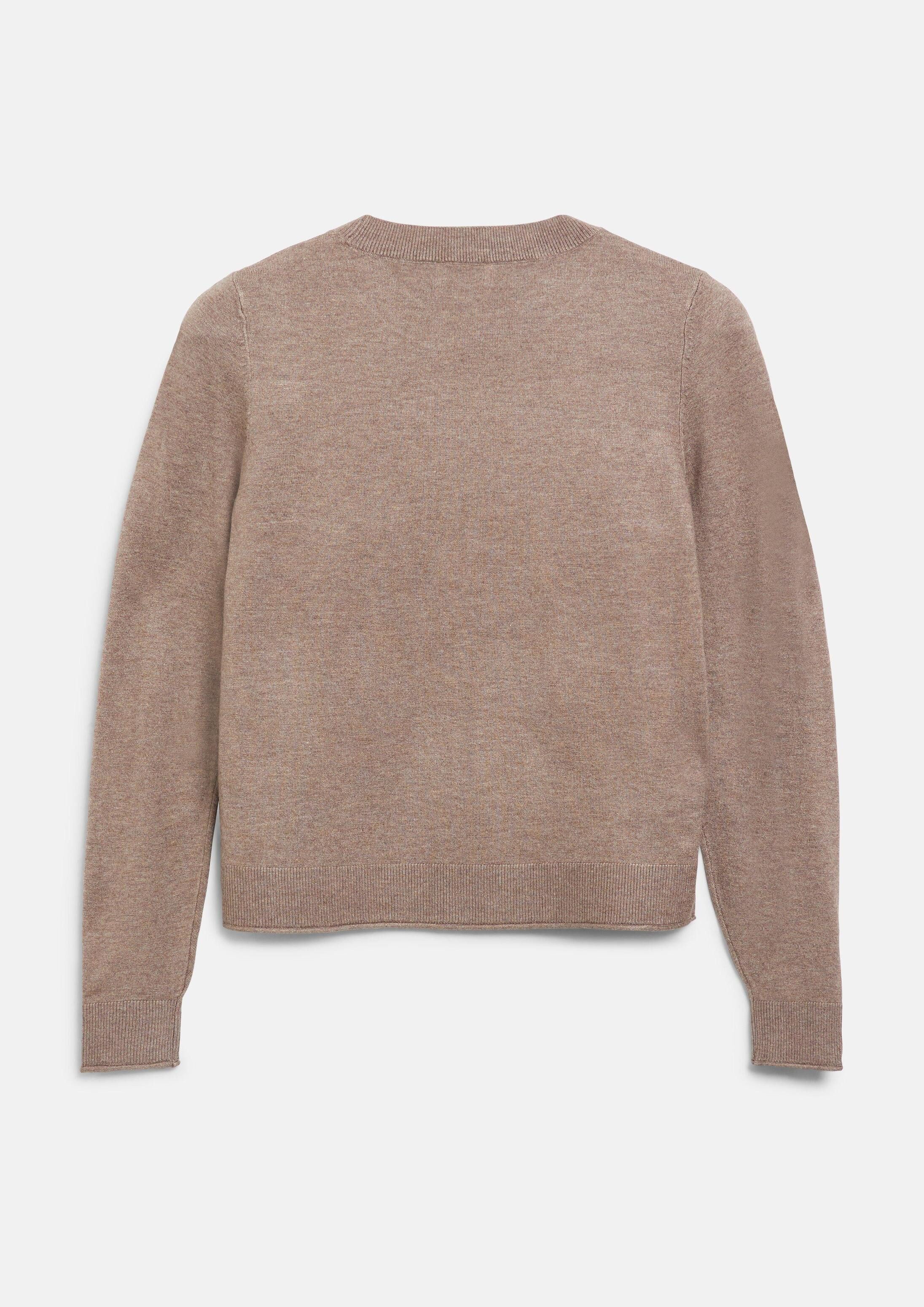 s.Oliver Longpullover Strickpullover Strickpullover im Regular Fit mit Rollkanten am Saum