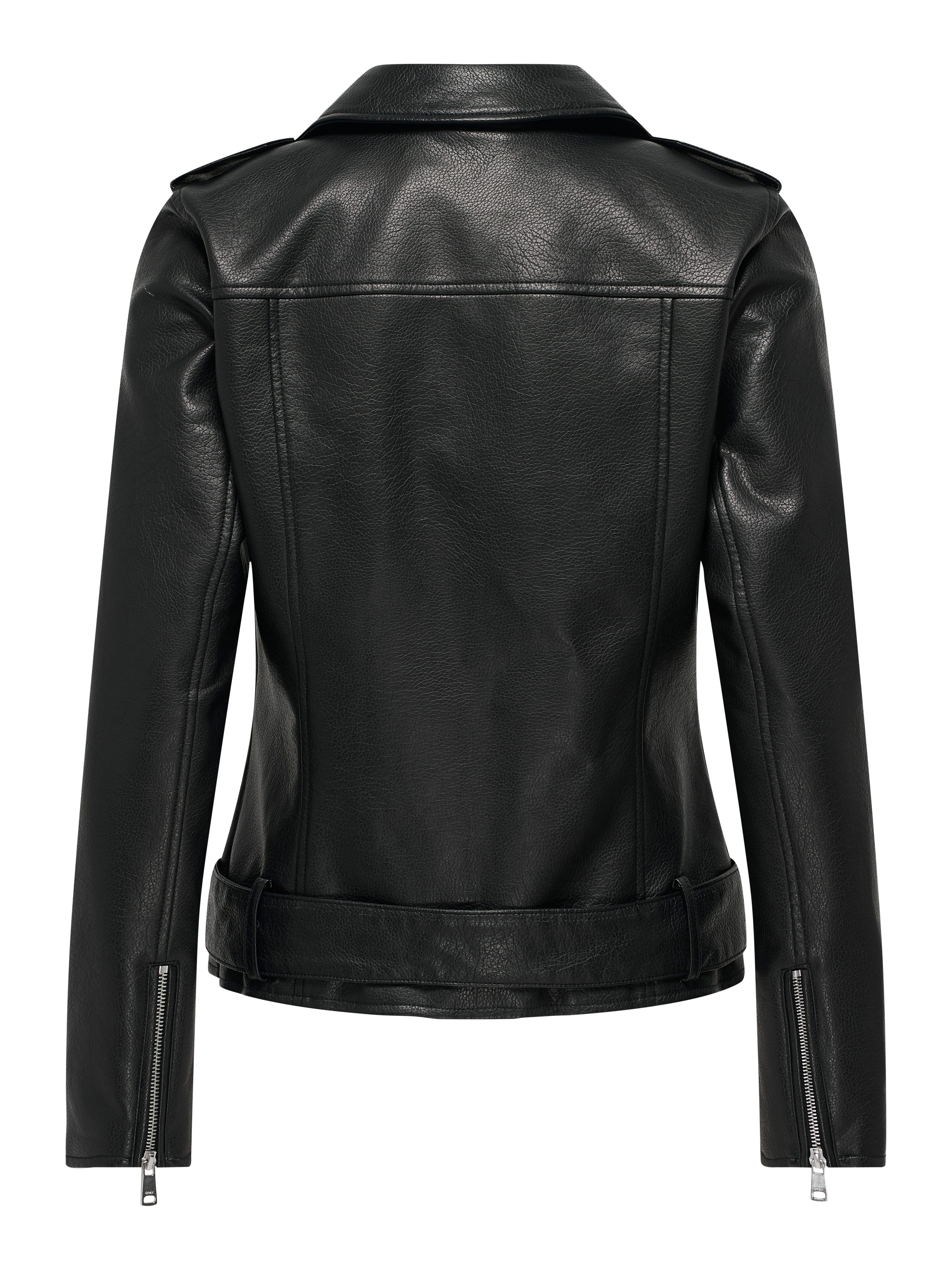 ONLY Lederimitatjacke ONLMILLE FAUX LEATHER BIKER JACKET OTW