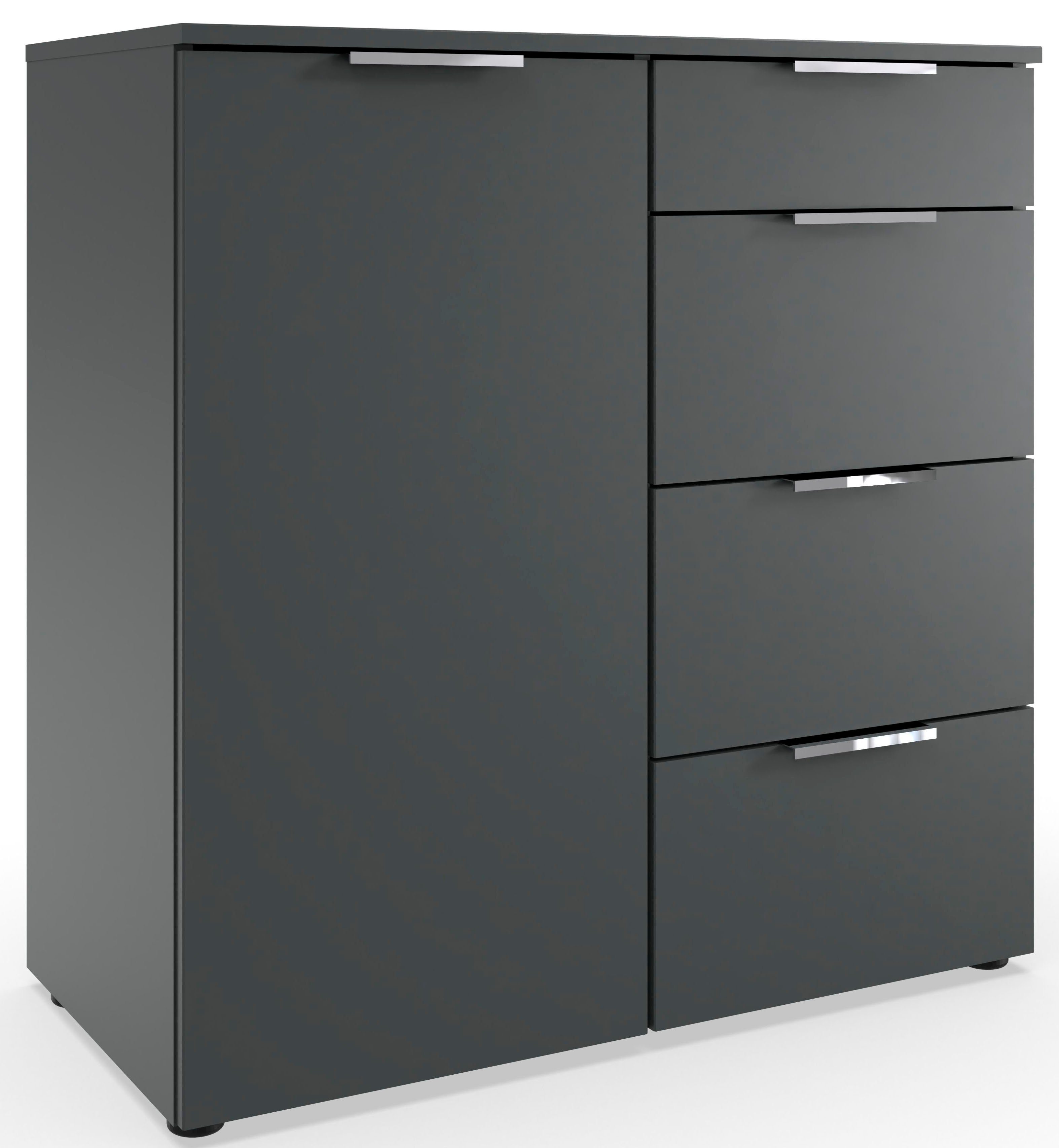 Wimex Kombikommode Level by fresh to go, 1-türig, mit 4 Schubladen und soft-close Funktion, 84cm breit