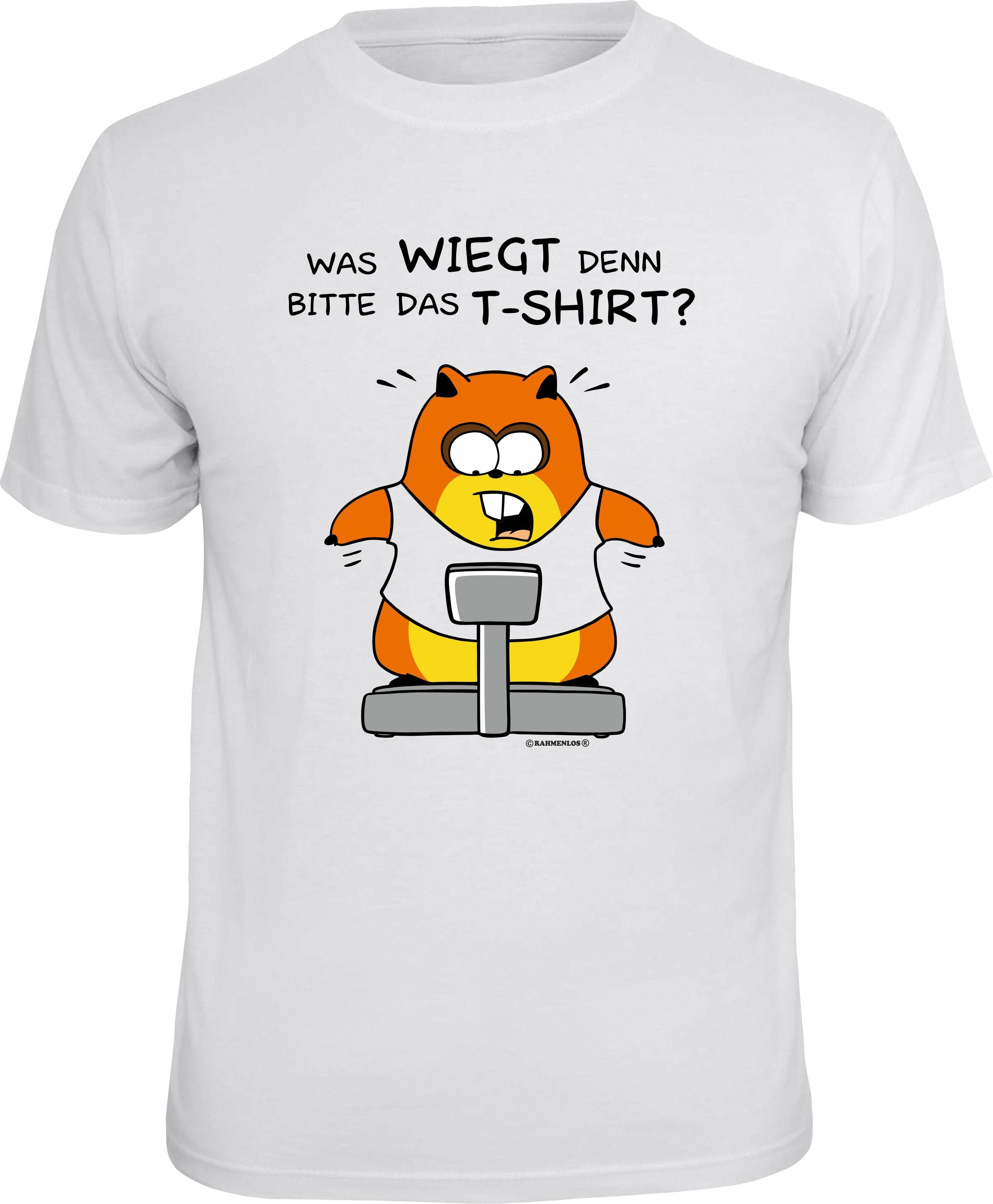 T-Shirt für den Figurbewussten: was wiegt denn bitte das T-Shirt?