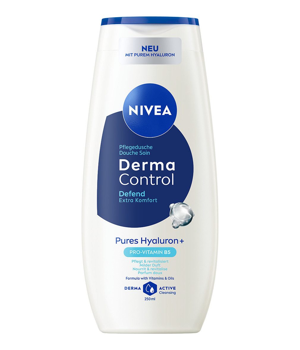 Nivea Duschgel Pflegedusche Derma Control Defend 6 x 250ml, 6-tlg.