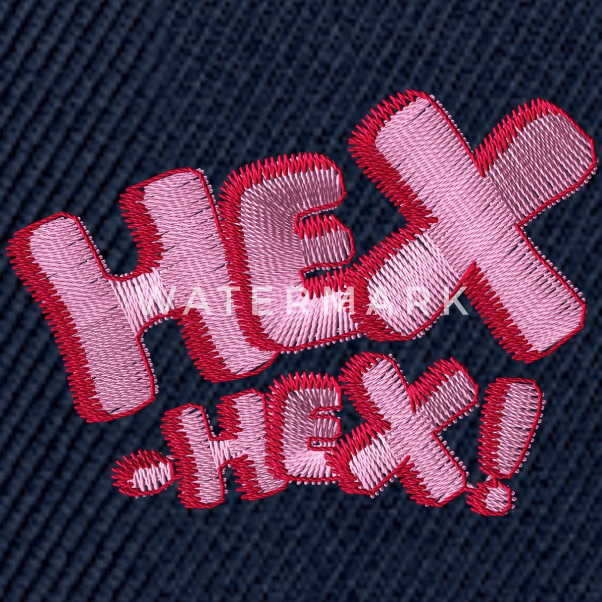 Spreadshirt Snapback Cap Bibi Blocksberg Hex Hex Pink Stick Snapback Cap (1-St)